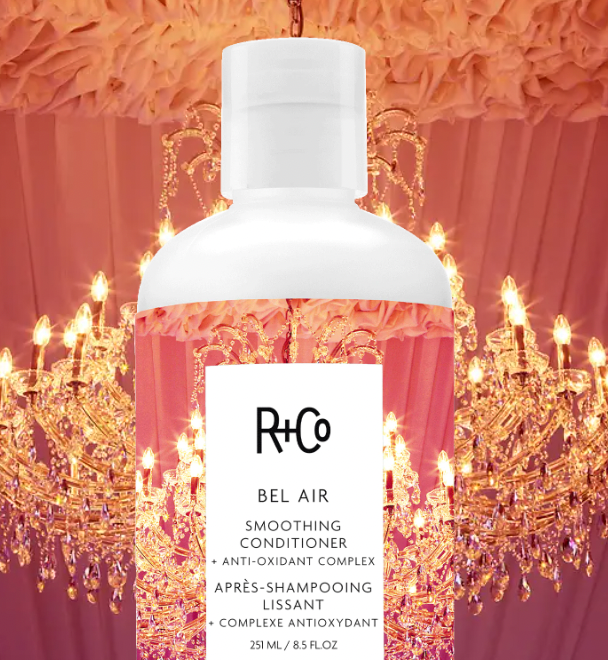R+Co Bel Air Smoothing Conditioner for Frizz Control & Shine - Hydrating Hair Treatment for Smooth, Silky Strands | Perfect for Dry, Damaged, or Curly Hair Types
