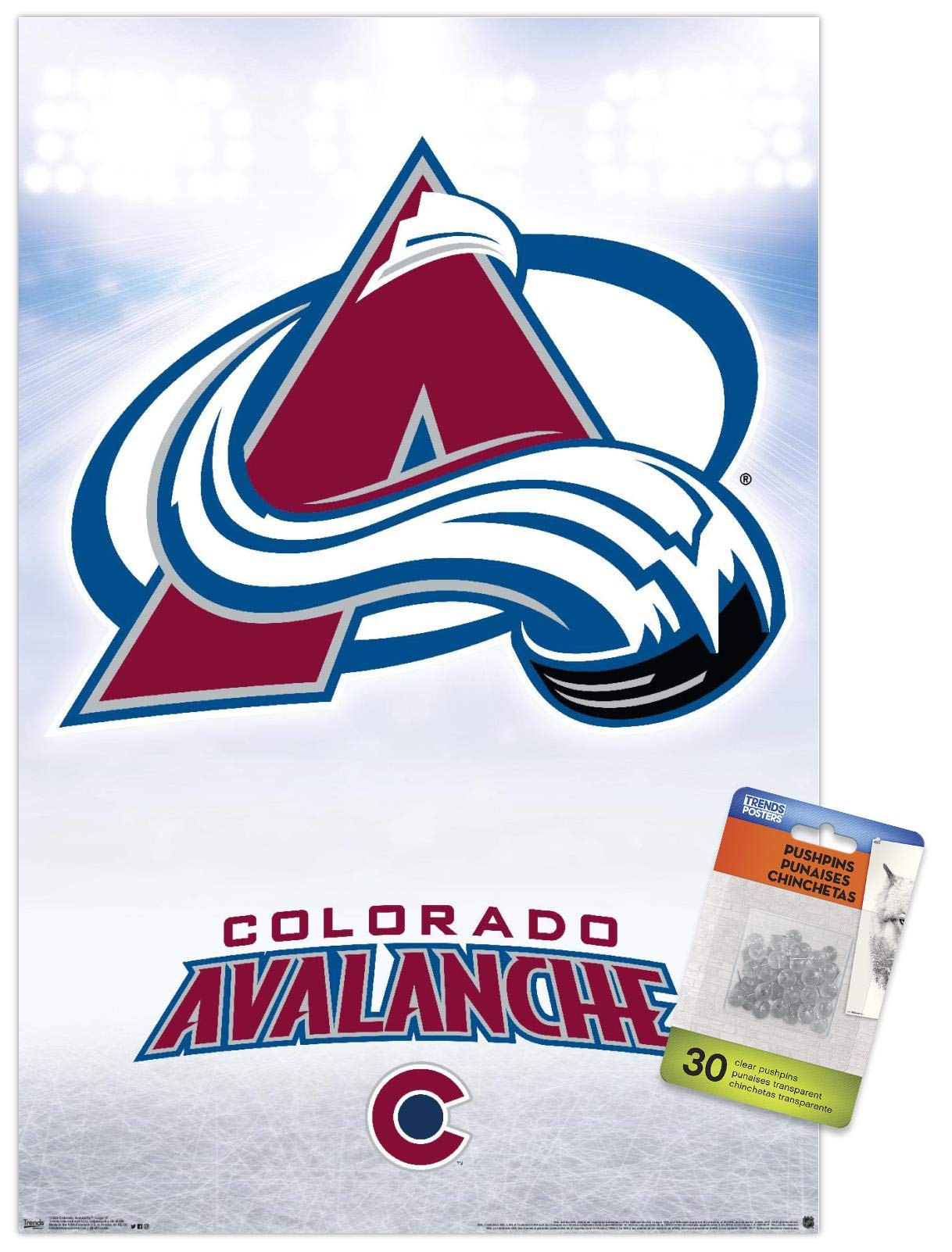 Colorado Avalanche NHL Logo Wall Poster 17