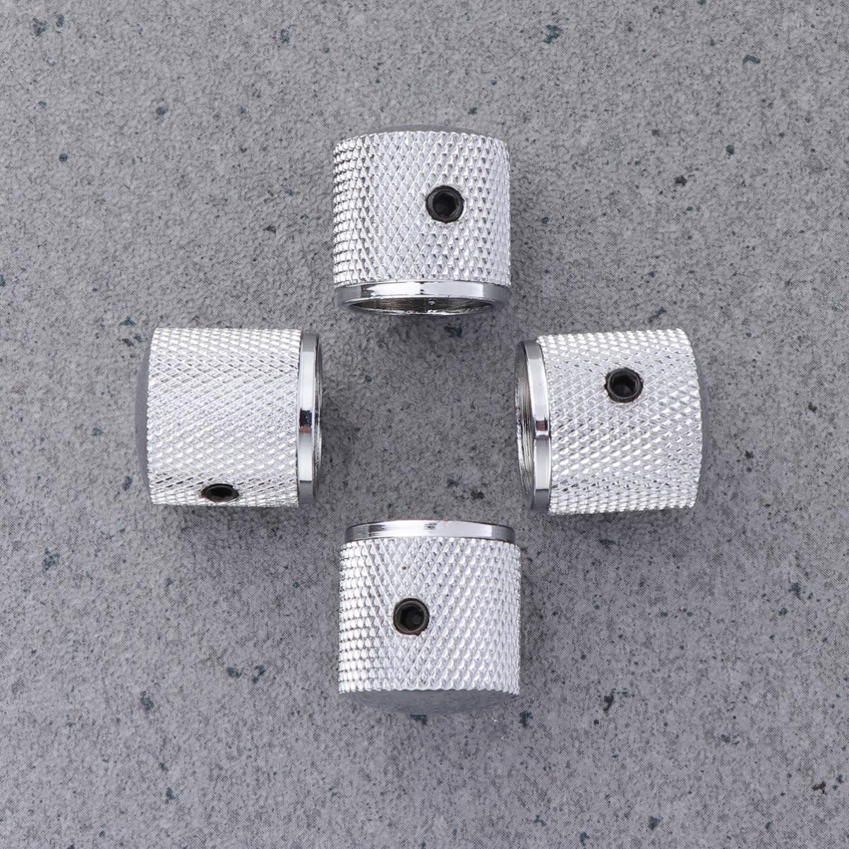 Healifty 5-Piece Electric Guitar Volume & Tone Control Knobs Set - Metal Dome Knobs with Keys & Screws for Electric Guitar or Bass (Brass) | Perfect for DIY Guitar Repair & Customization
