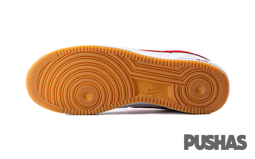 Nike Air Force 1 '07 Low 'Color of the Month University Red Gum' Sneakers (2023) - Men's Basketball Shoes for Casual Wear & Street Style