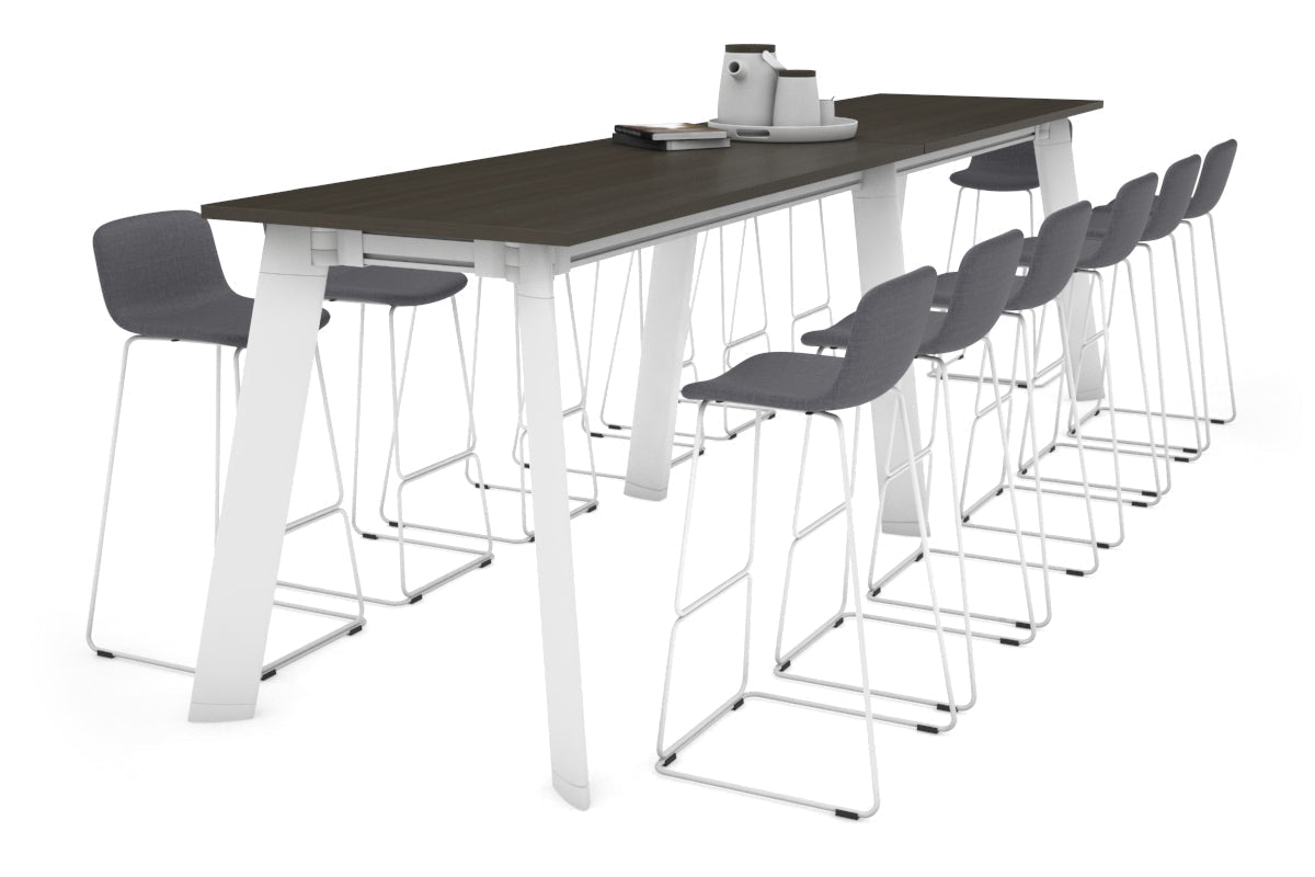 Switch Collaborative Counter High Table - 3200L x 800W - Modern Office Standing Desk for Coworking Spaces, Home Offices & Commercial Use