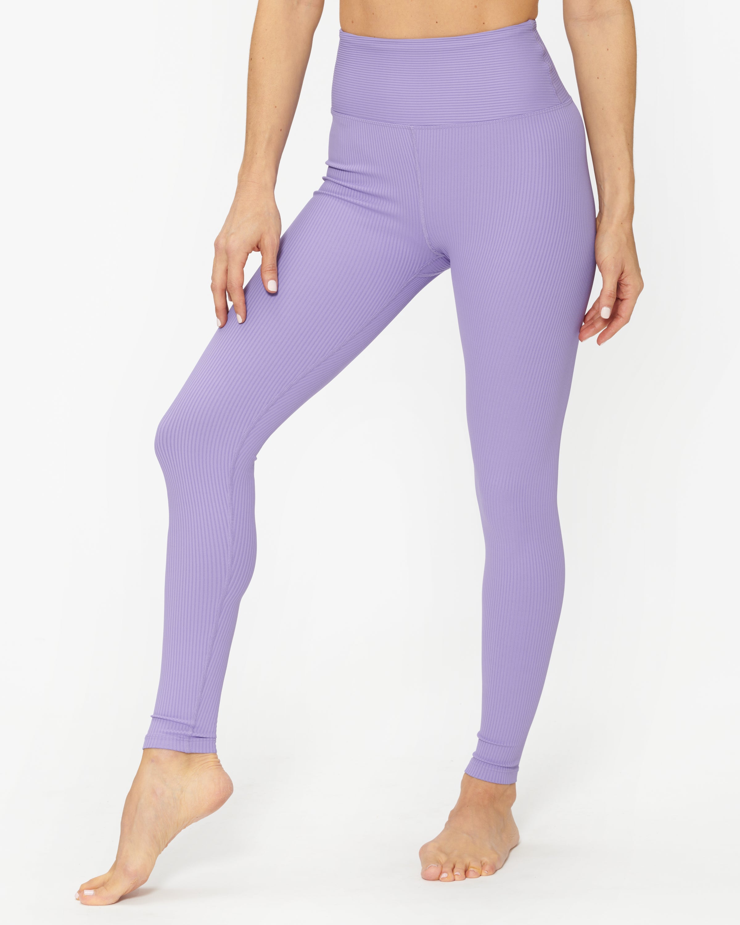 Year of Ours Ribbed High Waist Leggings - Women's Workout Yoga Pants for Gym, Running & Everyday Comfort