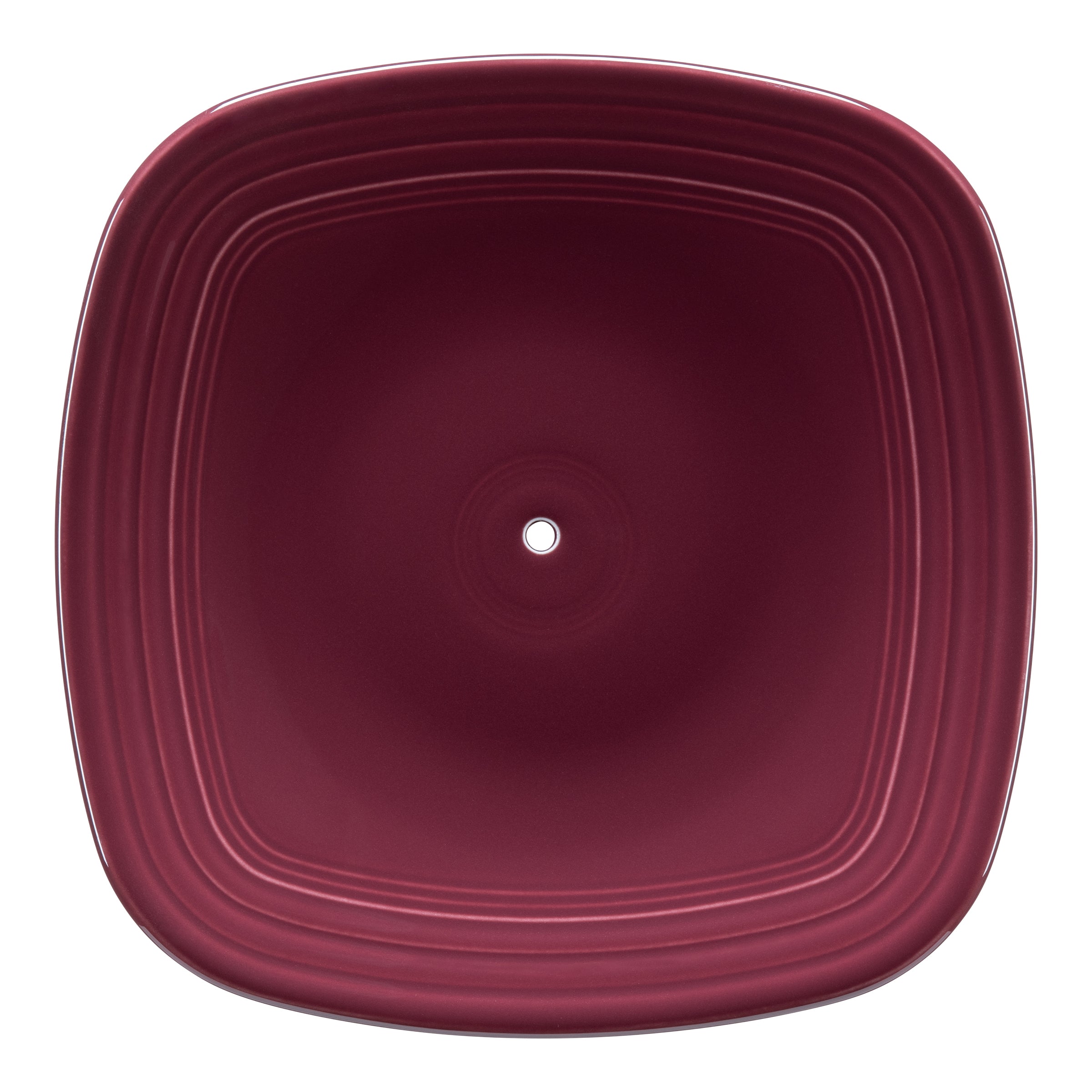 Square Luncheon Plate with Hole - Elegant and Functional Serving Dish for Parties, Picnics, and Home Dining - Perfect for Appetizers, Desserts, and Small Meals