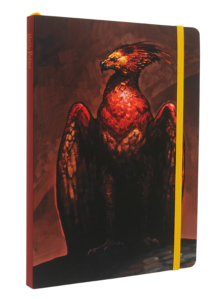 Harry Potter Fawkes Softcover Notebook - Phoenix Design, Lined Journal for Writing, Note Taking, School & Office Use, Perfect Gift for Fans