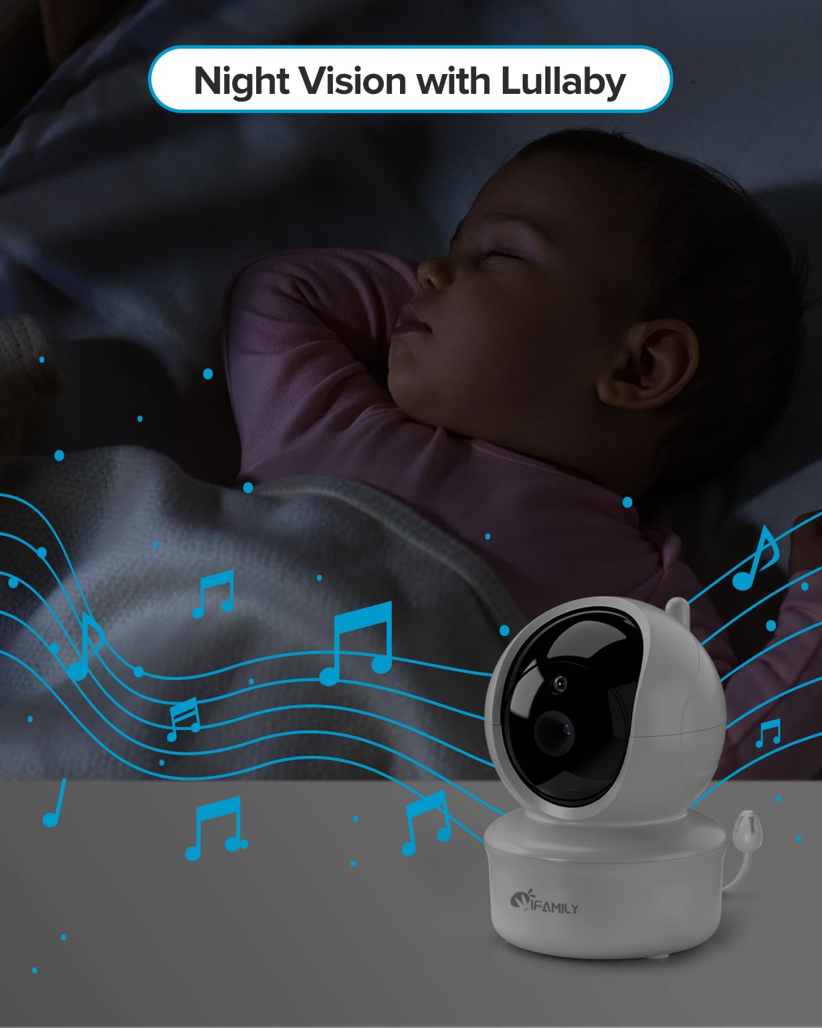 iFamily Baby Monitor with 5