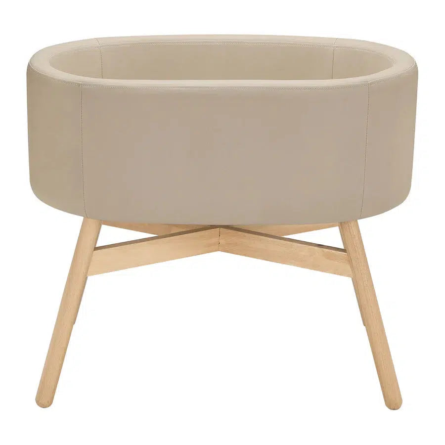 Babyletto Capsule Bassinet - Portable & Lightweight Baby Crib for Newborns | Safe Sleep Space for Nursery, Bedroom & Travel | Millet Design
