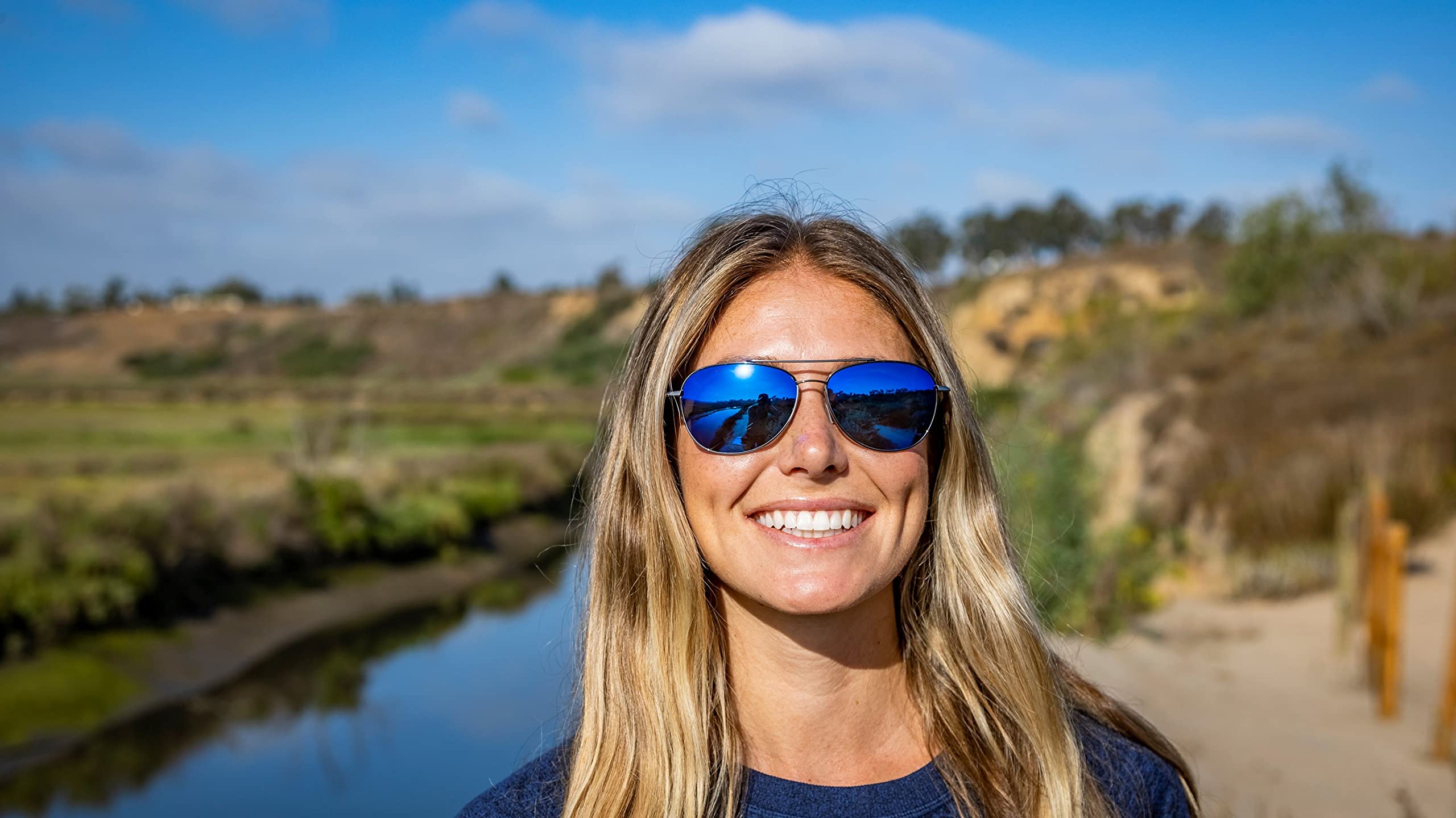 Kaenon Unisex Polarized Sunglasses for Men & Women - Classic Round Frame UV Protection Driving Glasses for Outdoor Activities, Beach, and Travel