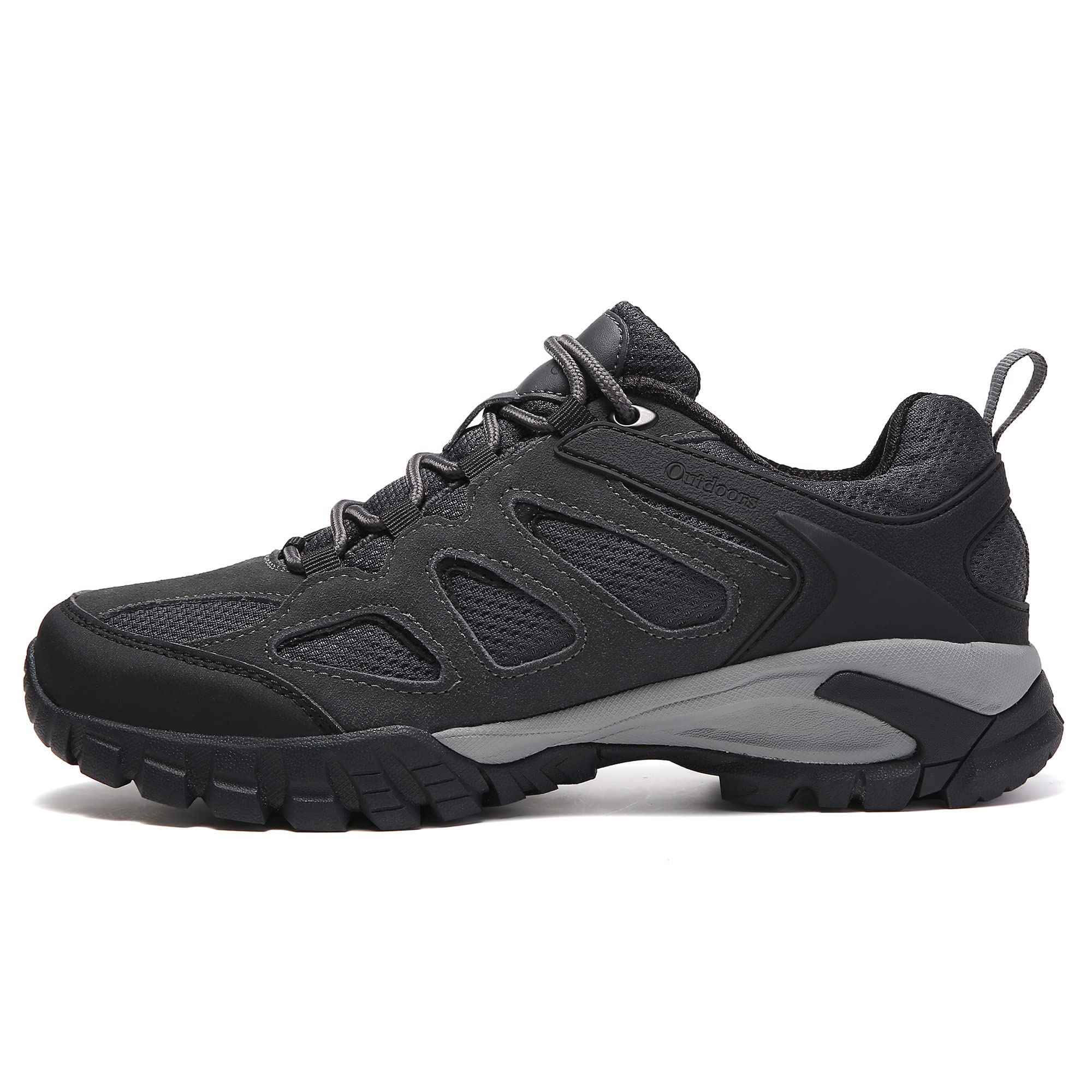 Wanhee Men's Trail Hiking Shoes - Lightweight Waterproof Outdoor Trekking Sneakers for Mountain Climbing & Camping Adventures