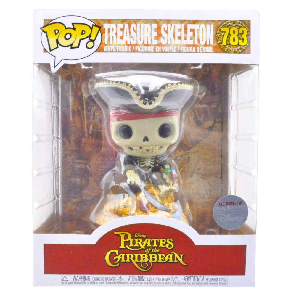 Funko Pop! Disney Pirates of the Caribbean Treasure Skeleton Deluxe Vinyl Figure 783 - Disney Parks Exclusive Collectible for Movie Fans & Decor