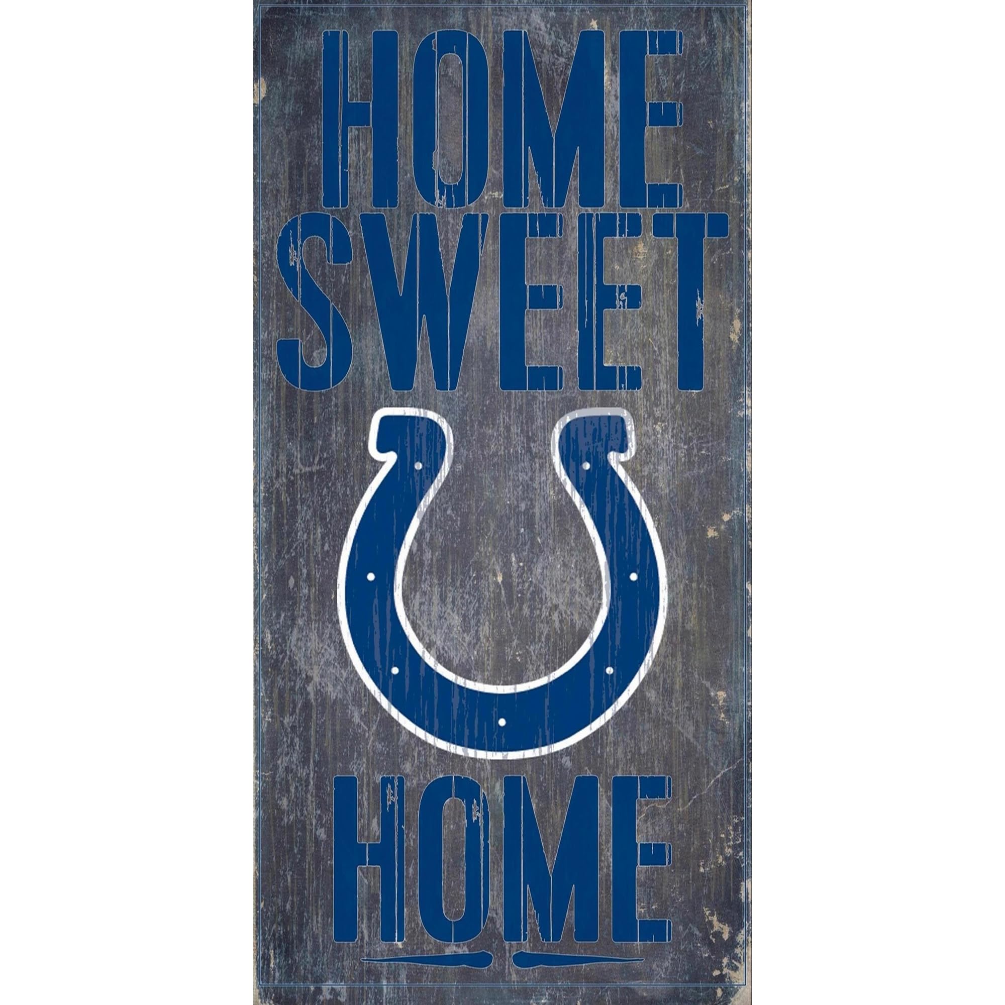 Tennessee Titans 6x12 Inch Wooden Home Sweet Home Sign - Perfect for Game Room, Man Cave & Titans Fan Gifts