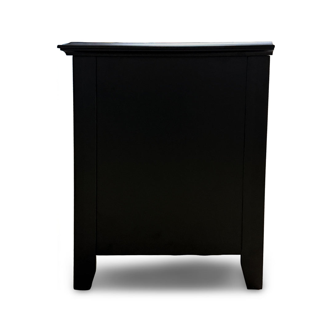 Modern Pembroke TV Stand in Black - Stylish Entertainment Center for Living Room, Bedroom, or Home Theater