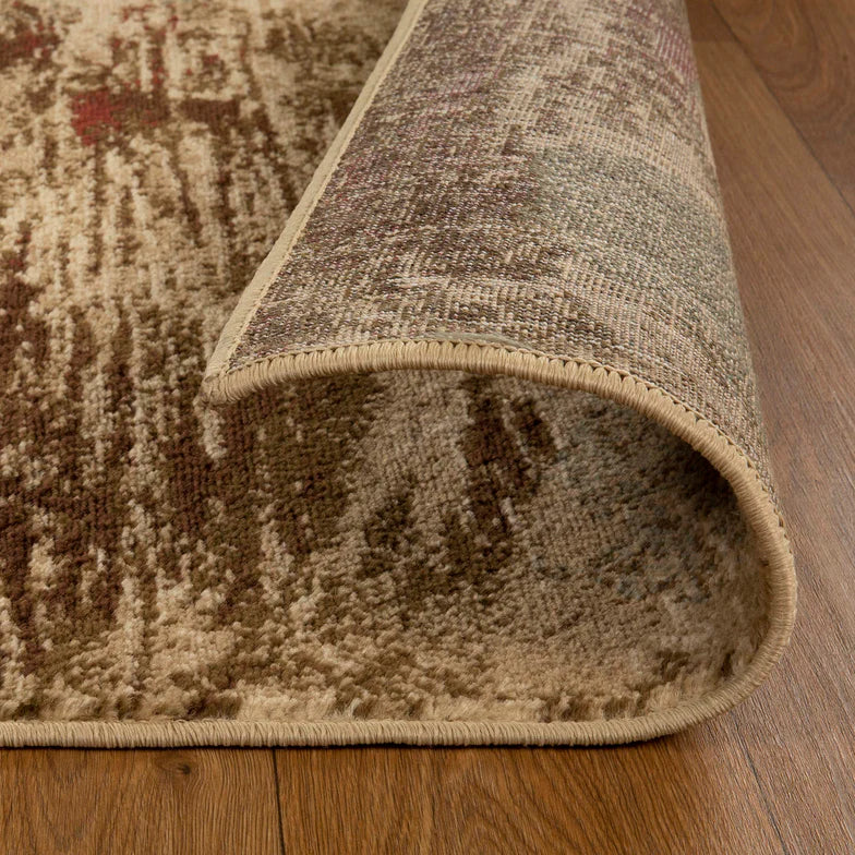 Kahuna Abstract Striped Indoor Area Rug - Soft Non-Slip Modern Boho Carpet for Living Room, Bedroom, Nursery - Perfect for Home Decor & Cozy Spaces