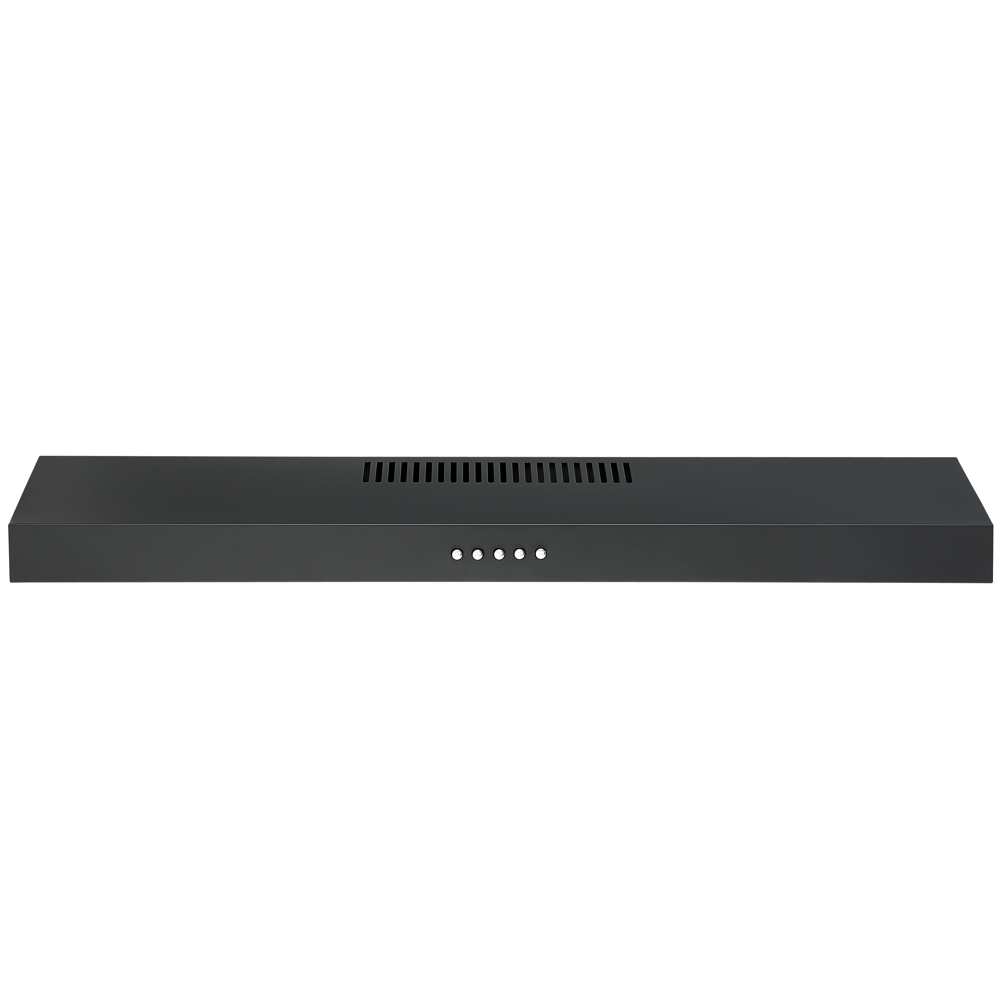 Ancona 30 Inch Convertible Under Cabinet Range Hood in Matte Black - Powerful Kitchen Ventilation for Smoke & Odor Removal