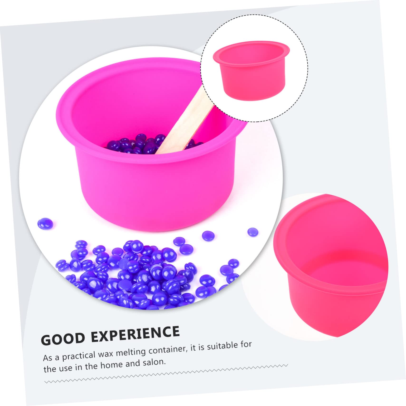 Operitacx 5-Pack Reusable Wax Melting Bowls - Scented Wax Warmer Liners for Hair Removal, Candle Wax, Wax Melts | Compatible with Wax Warmers & Fryers | Perfect for DIY Beauty, Home Spa, and Aromatherapy