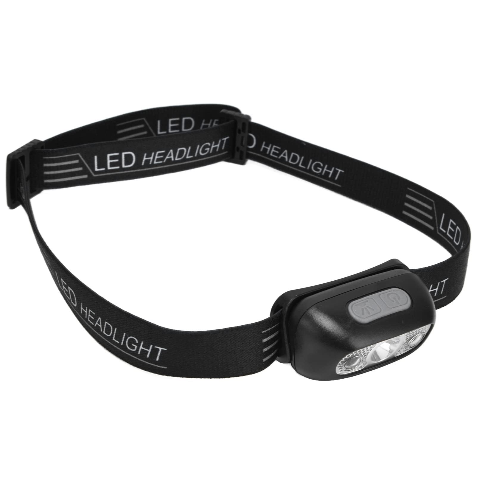 USB Rechargeable LED Headlamp with Gesture Control - Lightweight & Portable Headlight for Running, Hiking, Camping & Outdoor Adventures - Perfect for Night Jogging, Climbing & Emergency Use