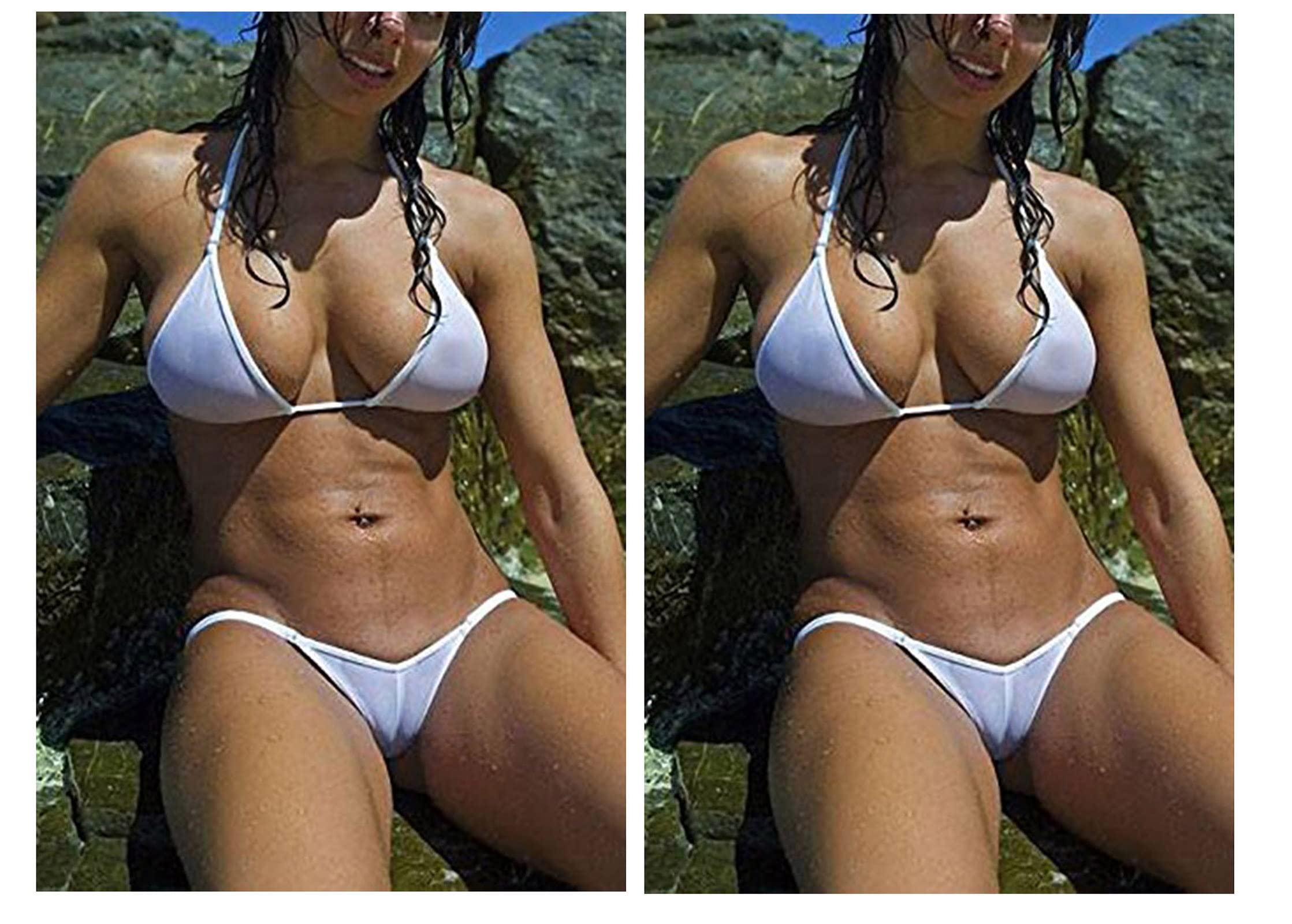 Sheer Micro Bikini Set - Brazilian Sexy See-Through Swimwear for Women | Beach Party, Poolside, Summer Vacation
