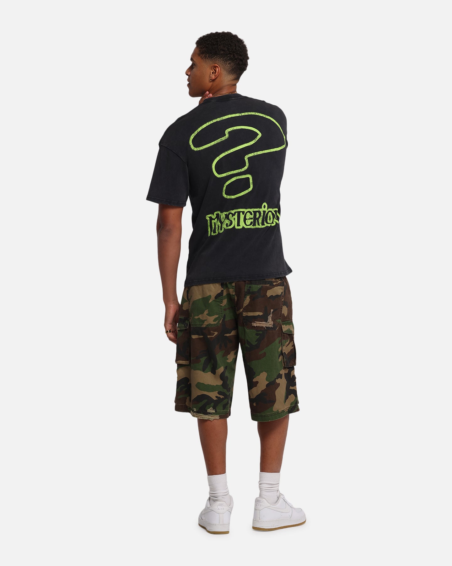 73 Studio X South Park Mysterion Vintage Black Acid Wash T-Shirt | Cartoon Character Tee for Fans, Casual Wear & Collectors