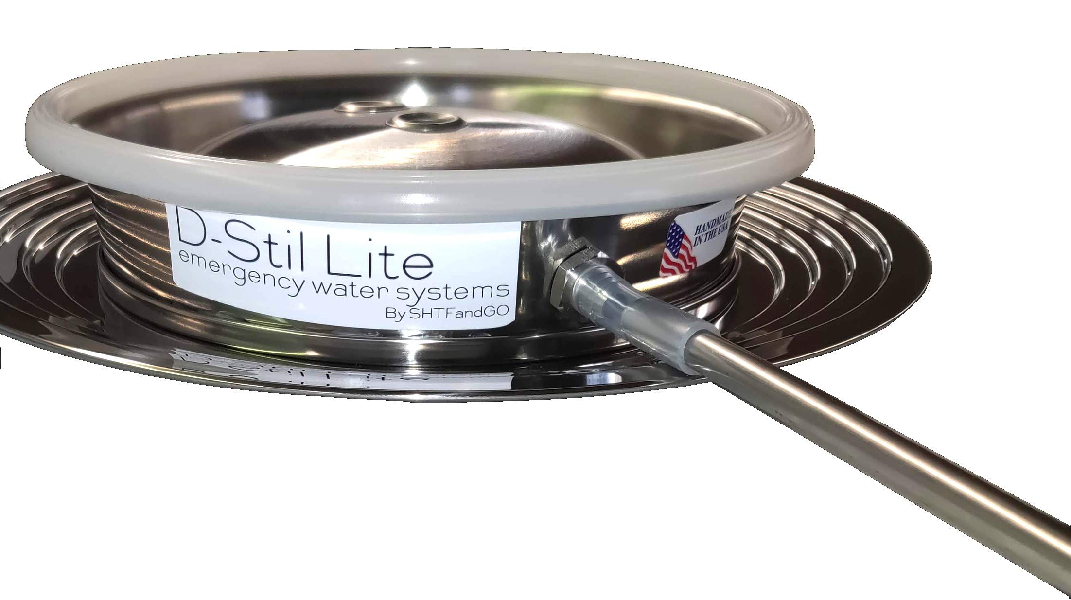 D-Stil Lite DIY Emergency Survival Water Distiller Kit - Portable Water Purification System for Camping, Hiking & Emergency Preparedness