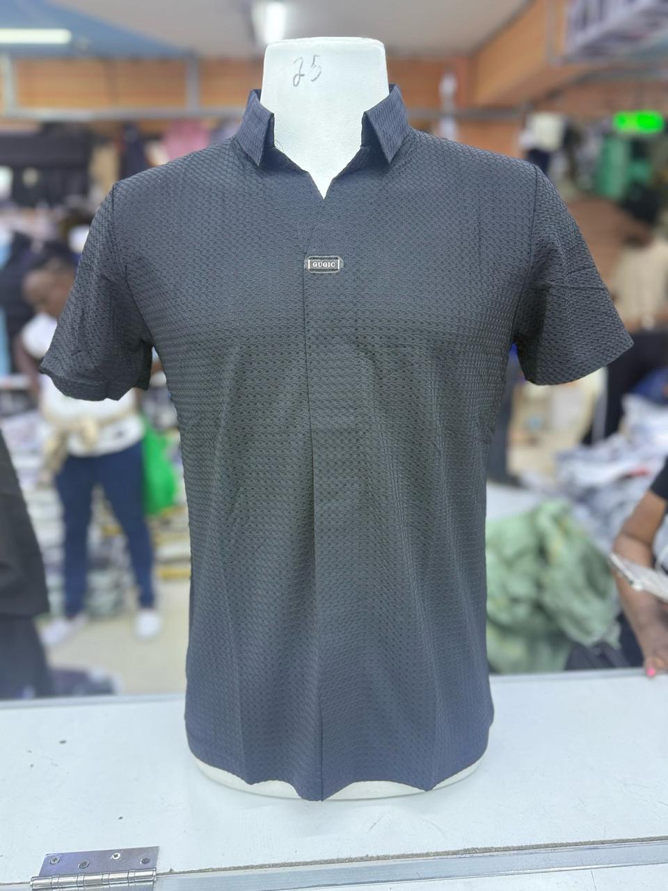 Men's Short Sleeve V-Neck Polo Shirt - Breathable Cotton Casual Tee for Summer | Perfect for Golf, Office & Outdoor Activities