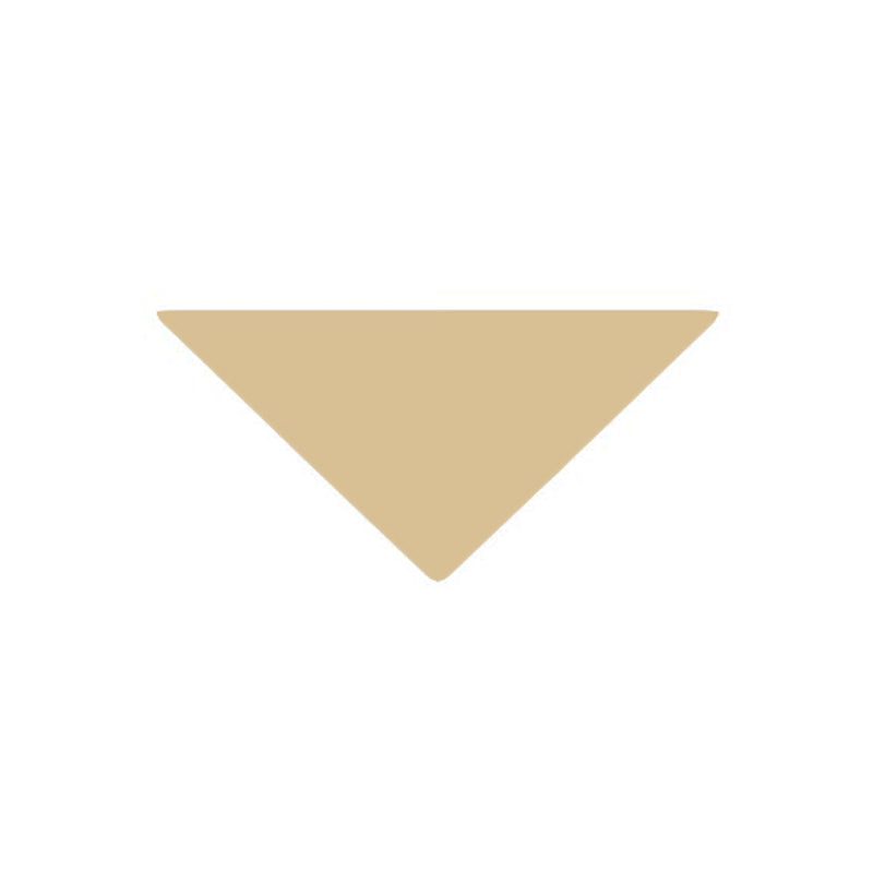 Winckelmans Granitklinker Triangel 7/7/10 cm Cognac Brown Ceramic Tile - Perfect for Kitchen Backsplash, Bathroom Walls & Fireplace Surrounds