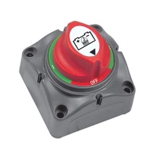 BEP Mini Battery Selector Switch 701S - 5 Pack Red Push Button Manual Switch for Marine, RV & Automotive Battery Systems | Easy Installation & Reliable Power Control