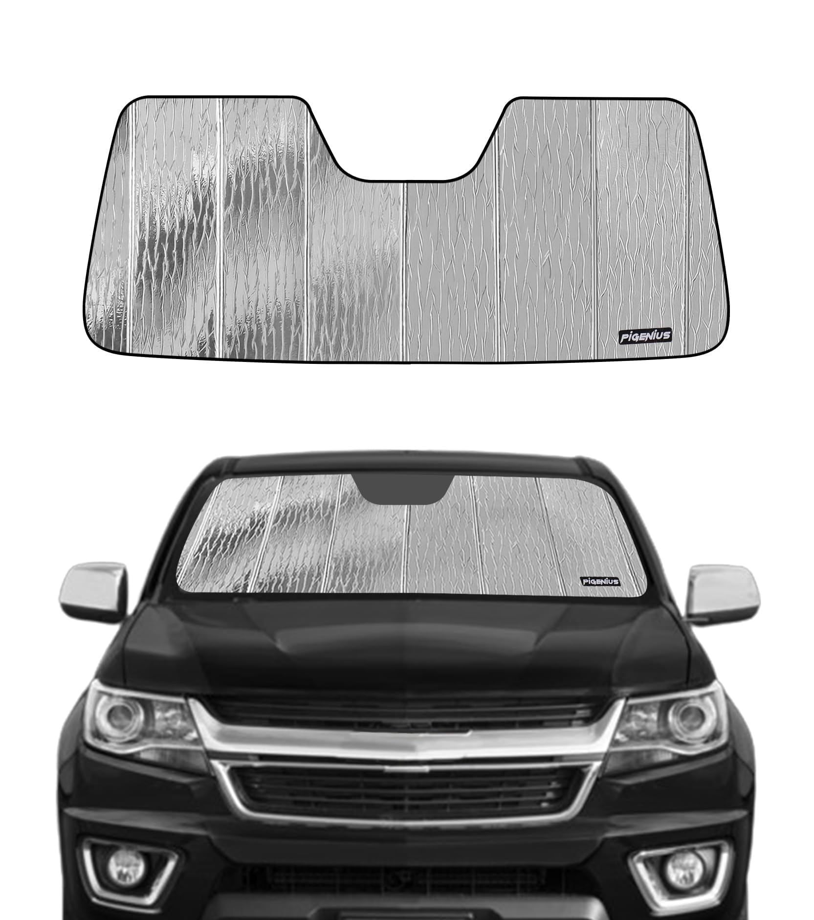 2015-2022 Chevrolet Colorado/GMC Canyon Car Windshield Sun Shade - UV Protection & Heat Blocking - Perfect for Summer Parking & Road Trips