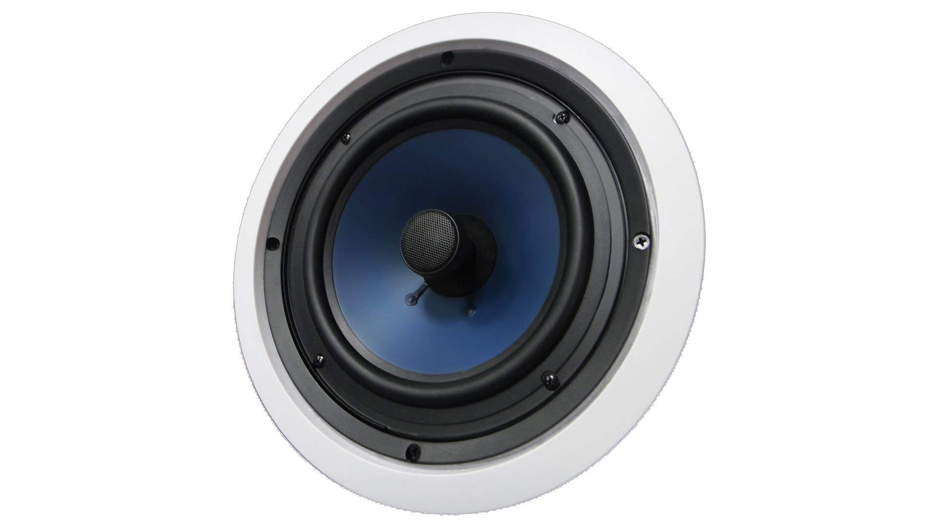 Silver Ticket 7.1 Channel Home Theater Speaker System Bundle - 3 In-Wall (Center, Left, Right) & 4 In-Ceiling Surround Sound Speakers for Immersive Movie Nights & Music Listening
