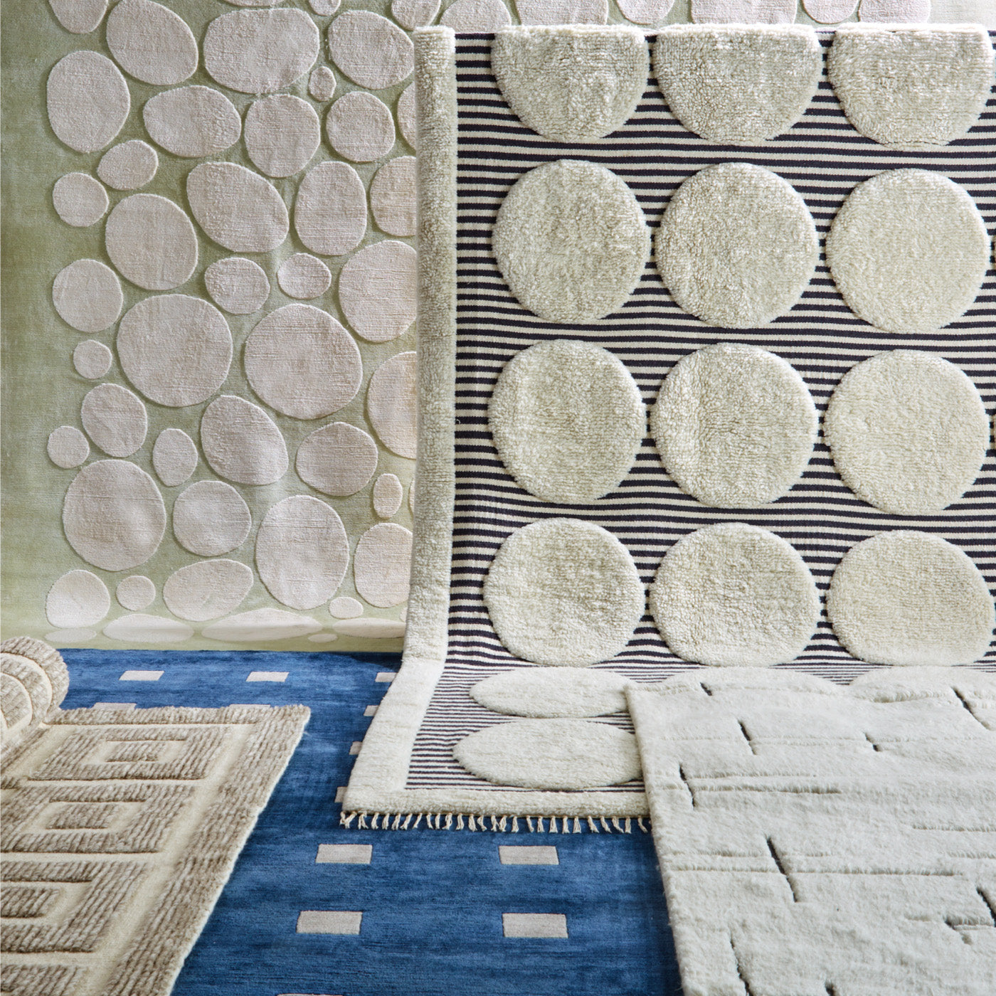 St. Germain Hand Knotted Wool Rug - Luxury Bohemian Area Rug for Living Room, Bedroom & Home Decor