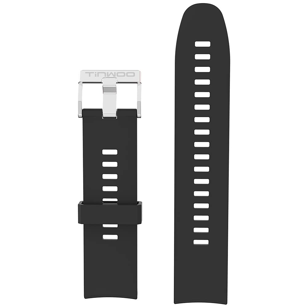 Tinwoo Smart Watch Bands - Durable Silicone Replacement Straps for Fitness Tracking, Workouts, Running & Everyday Wear