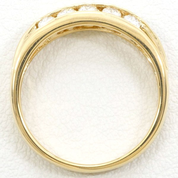 18K Yellow Gold Diamond Ring for Women - Elegant Solitaire Engagement & Wedding Band - Perfect for Proposals, Anniversaries & Special Occasions