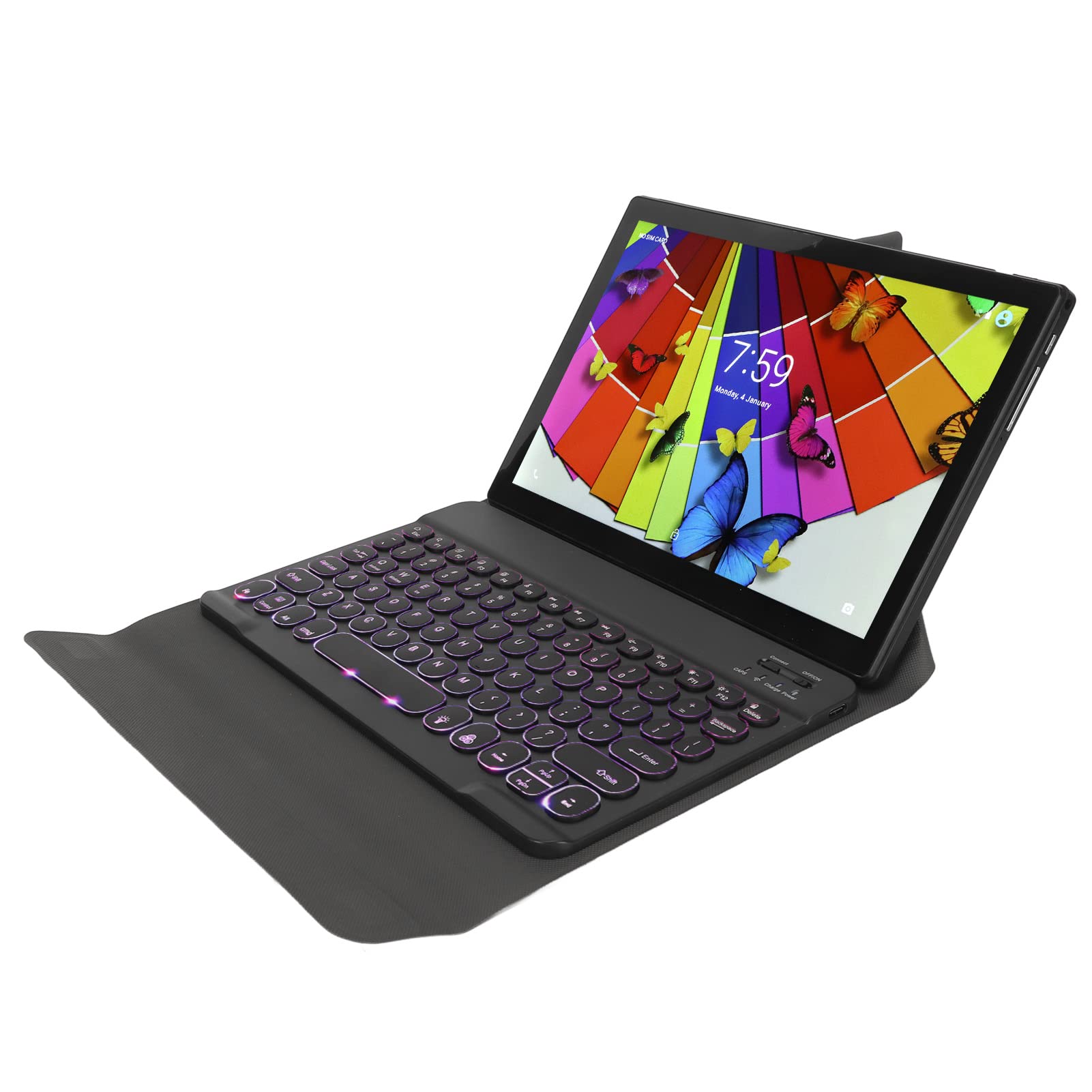 10 Inch Tablet PC with 8800mAh Battery & Dual Camera - Portable Office Tablet for Business Professionals (Black) | Perfect for Remote Work, Online Meetings & Productivity On-The-Go