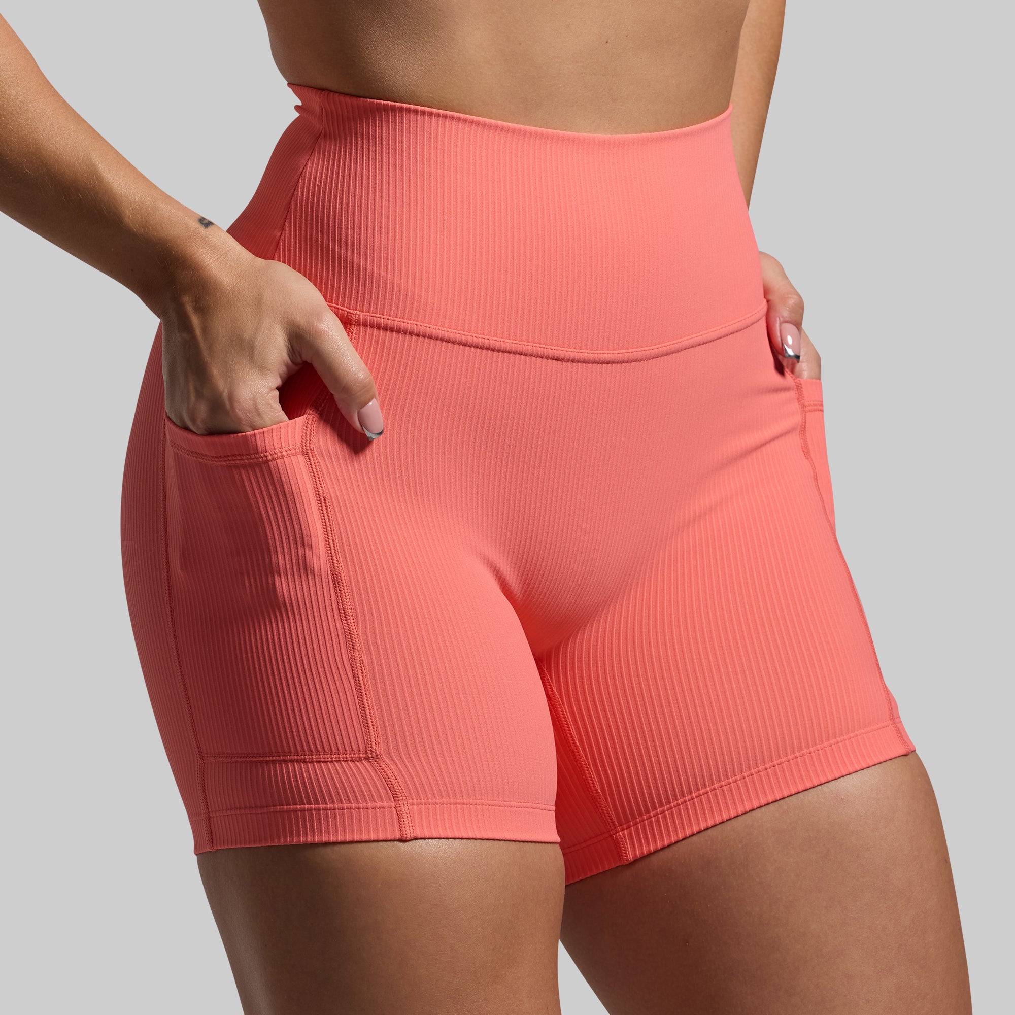 All or Nothing Short Set - Hot Peach | Women's Summer Outfit for Beach, Gym & Casual Wear