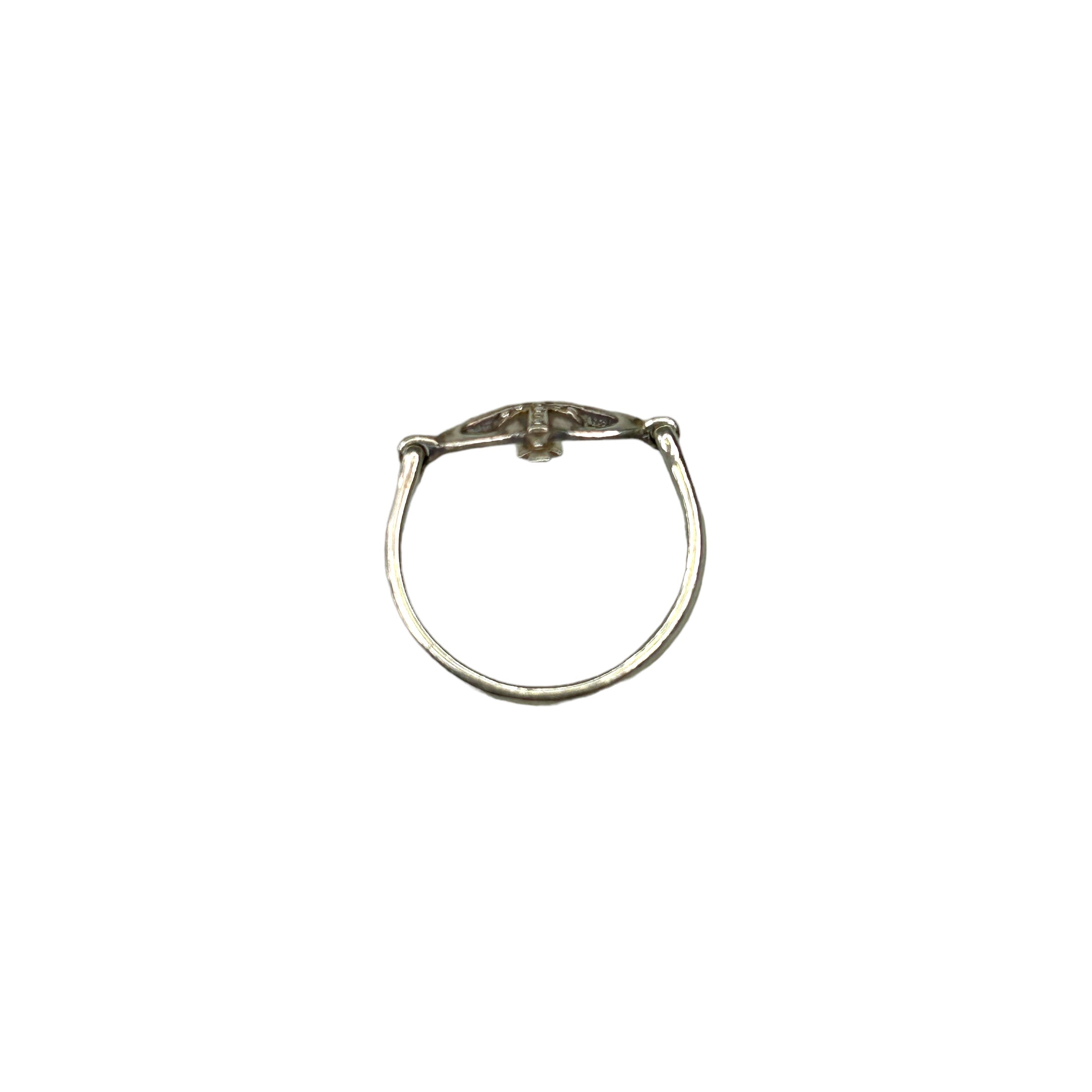 VIVIENNE WESTWOOD 925 Sterling Silver Orb Ring - Size 6.5 (M) - Elegant Jewelry for Women, Perfect for Everyday Wear, Gift Giving & Special Occasions