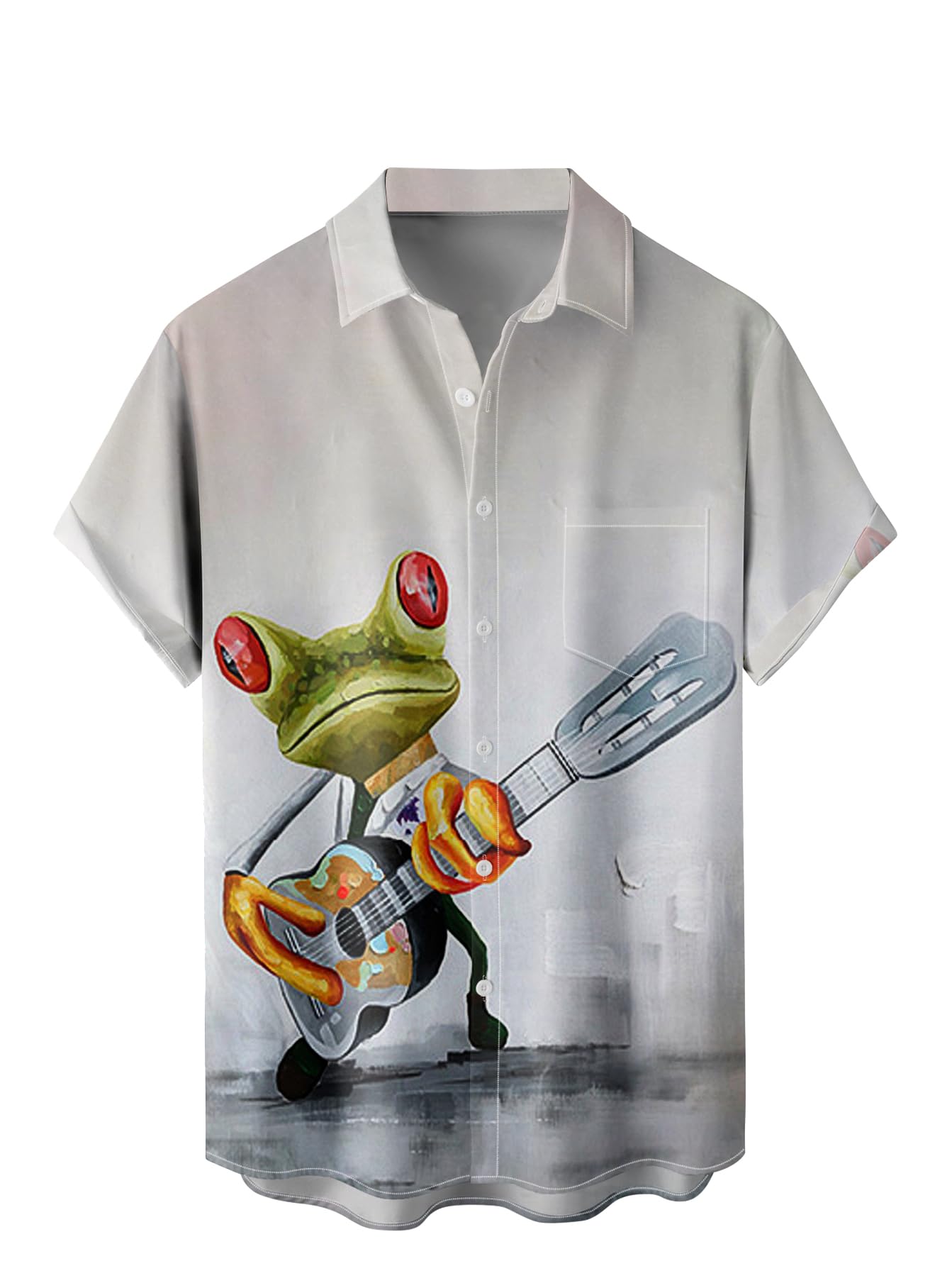 WRITKC Hawaiian Shirts for Men | Loose Fit Short Sleeve Beach Shirts | Resort & Casual Wear | Tropical Vacation, Summer Party, Luau Outfit