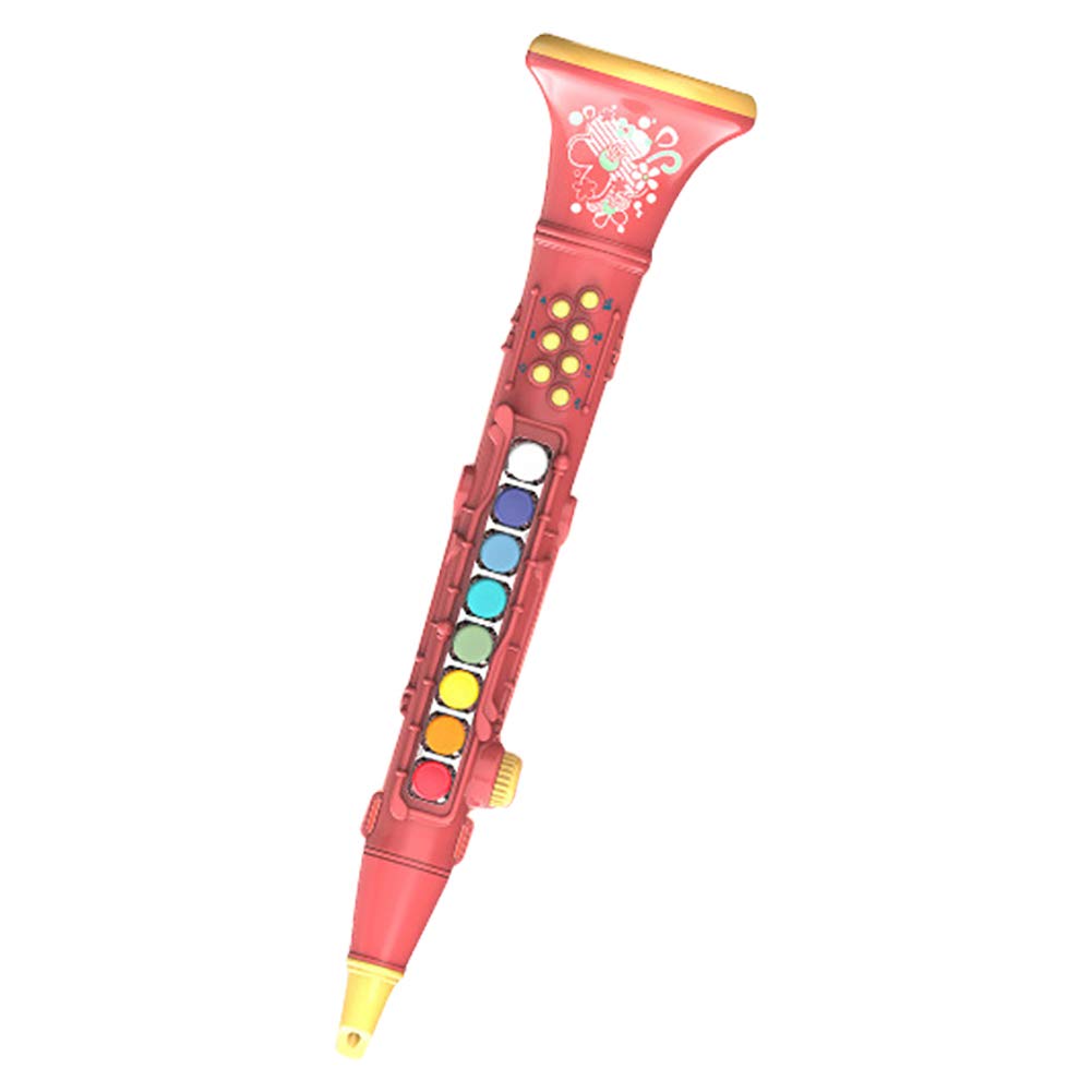 Yinrunx Mini Saxophone Toy with Light & Sound - Early Learning Musical Instrument for Toddlers, Kids & Beginners - Perfect for Birthday Party Favors & Music Education - Red (Great for Home Play, Classroom Activities & Gift Giving)