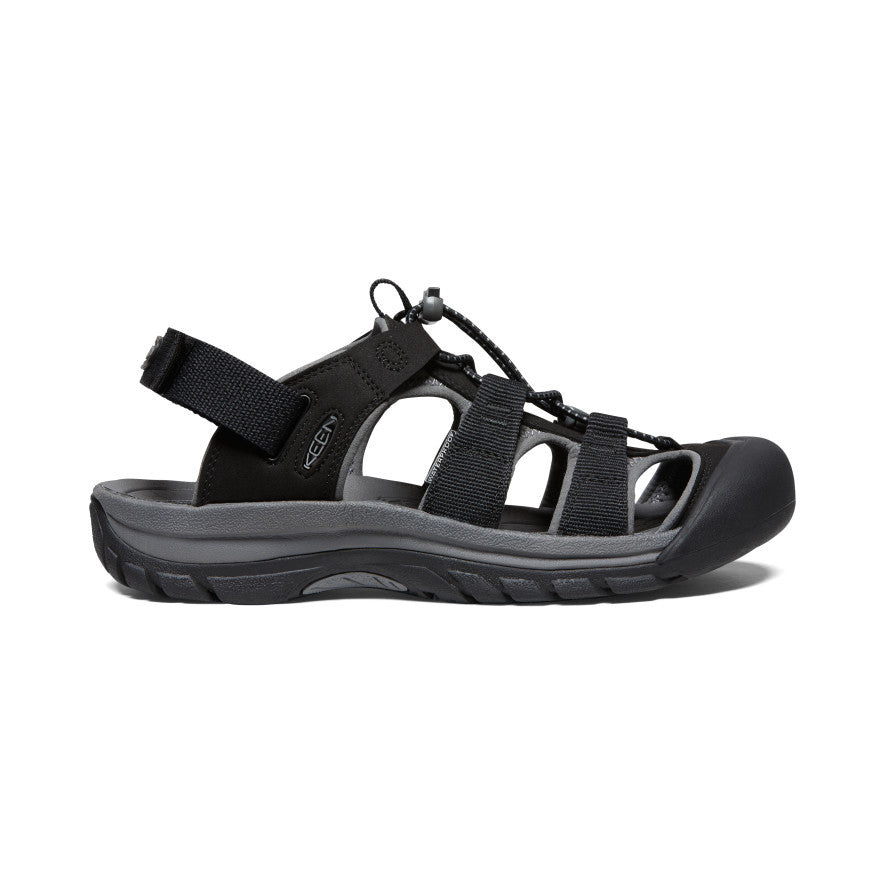 Men's Rapids H2 Sandal - Waterproof Hiking Sandals for Men, Lightweight & Durable Outdoor Adventure Footwear (Black/Steel Grey) - Perfect for Camping, Beach, and Trail Walking