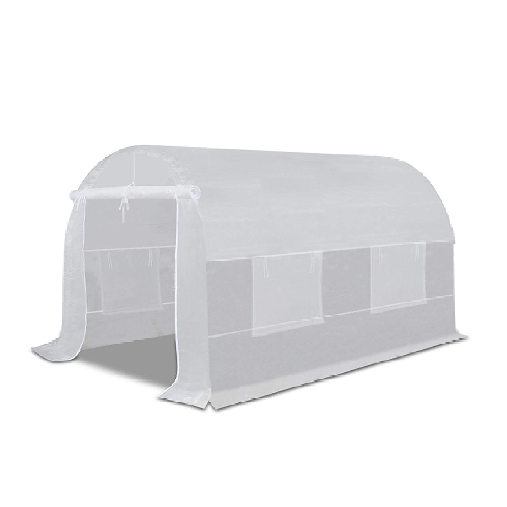 Premium 10' x 7' x 6' White Replacement Greenhouse Cover for Walk-in Camel Greenhouses - Heavy Duty 3-Piece Plant Protection Cover (Frame Not Included) | Perfect for Outdoor Gardening, Seed Starting & Year-Round Plant Growth