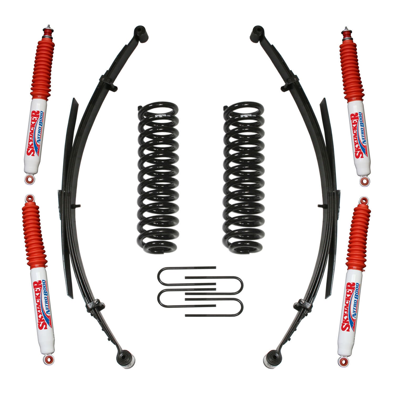 1.5-2 Inch Lift Kit with Nitro Shocks for 1989-1997 Ford Ranger & 1994-1997 Mazda B4000 - Off-Road Suspension Upgrade for Enhanced Performance