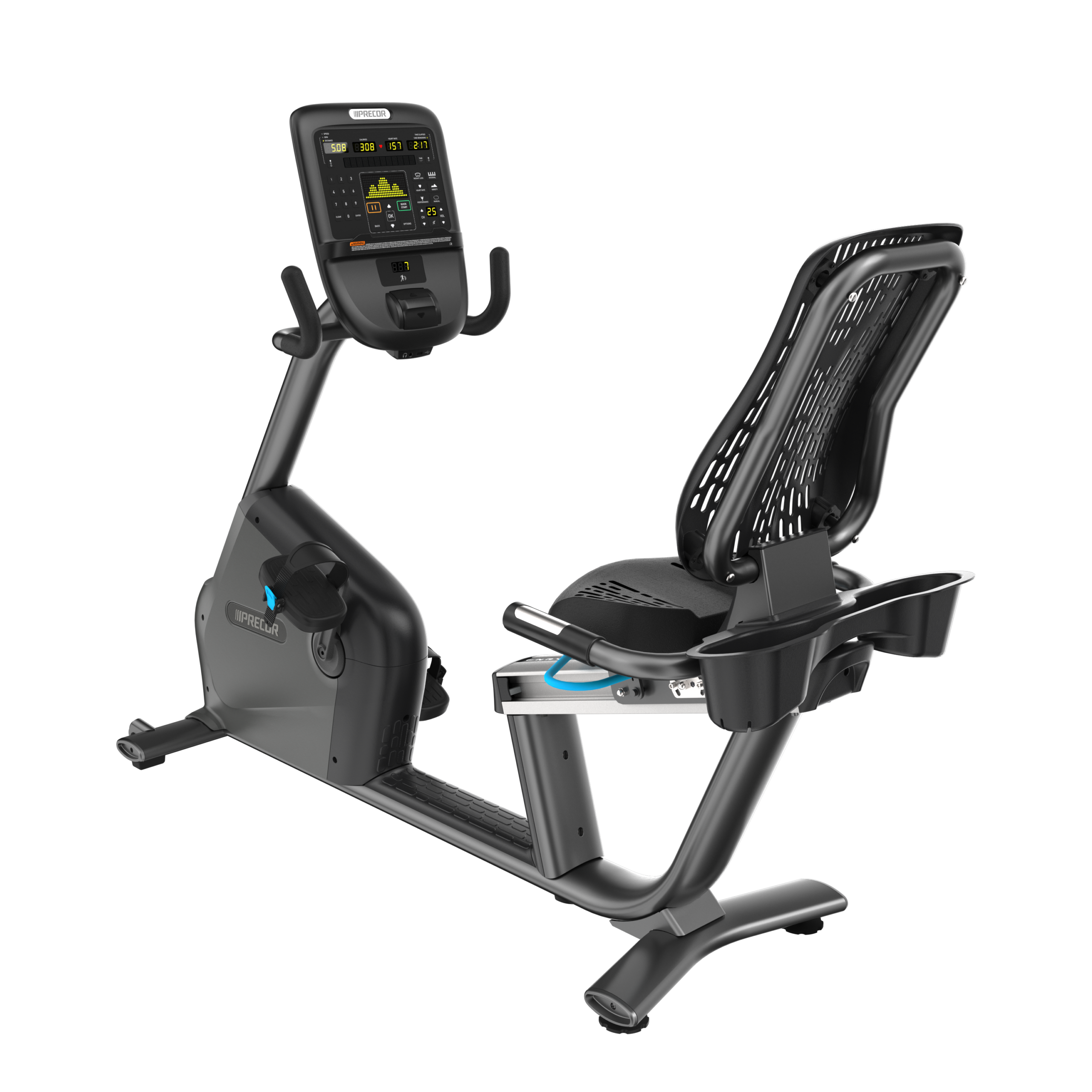 Precor RBK865 Recumbent Exercise Bike for Home Gym - Low-Impact Cardio Workout for Seniors & Rehabilitation