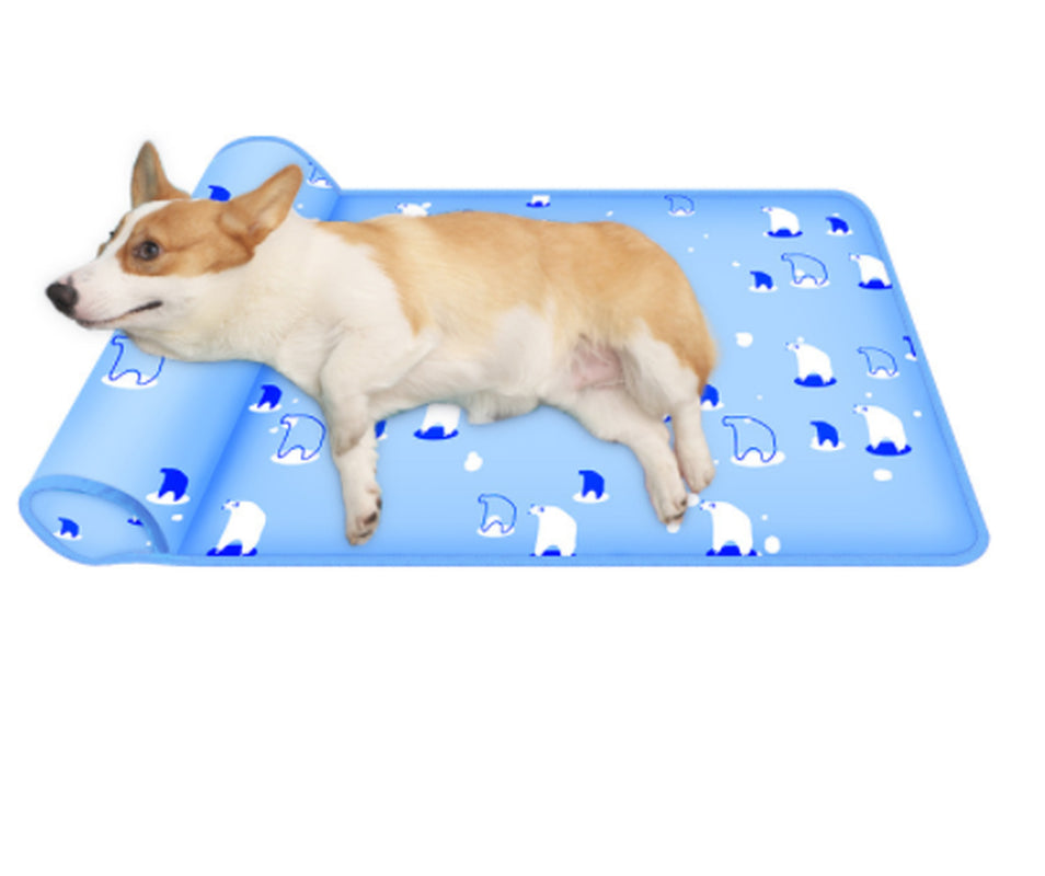 Cooling Ice Pad for Summer - Washable & Breathable Gel Mat with Pillow - Perfect for Hot Weather, Outdoor Activities, and Pet Comfort