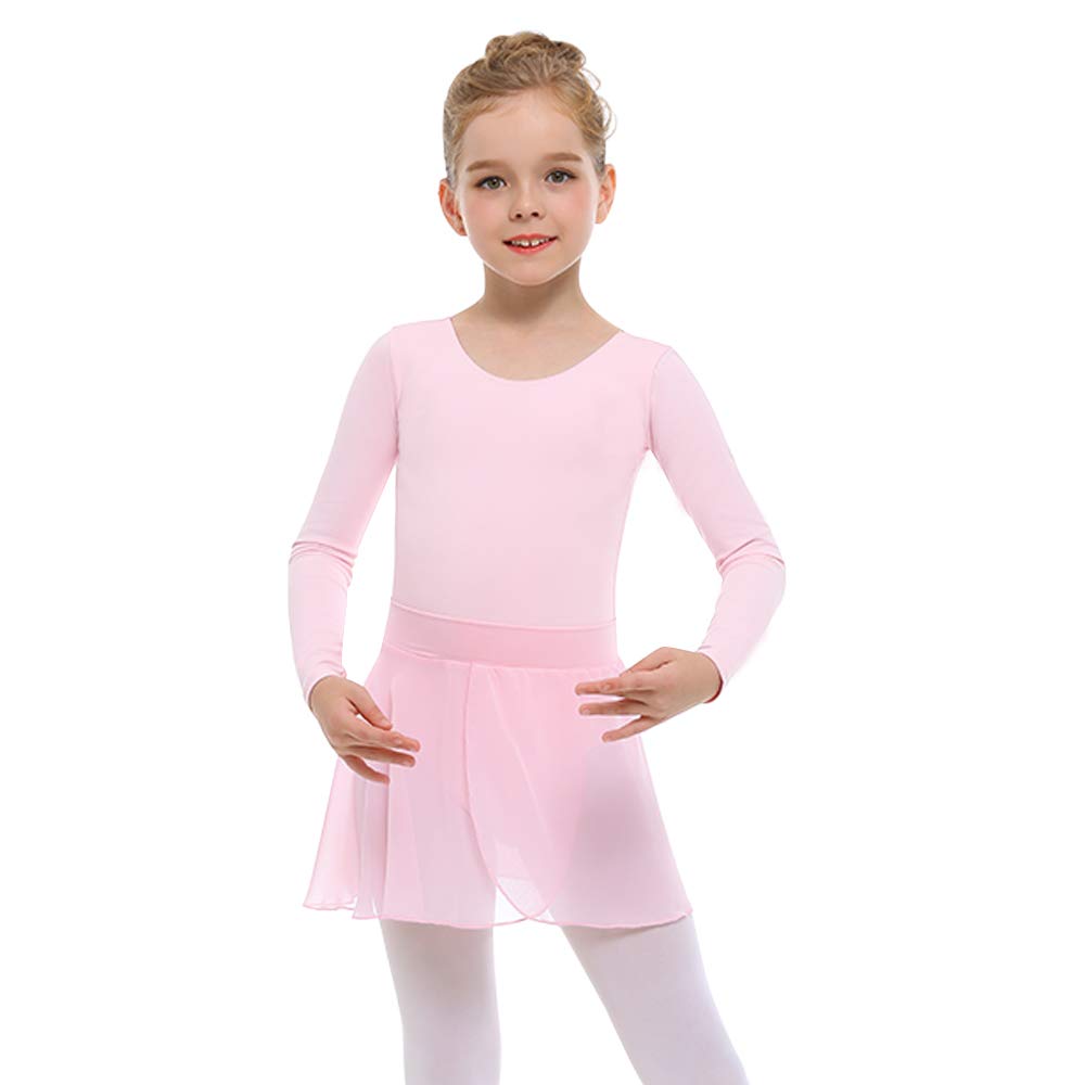 Stelle Girls Ballet Leotards for Toddlers & Kids - Dance Outfit Set with Pull-on Skirt & Tights (Toddler/Little Kid/Big Kid) - Perfect for Ballet Class, Recitals & Dance Performances