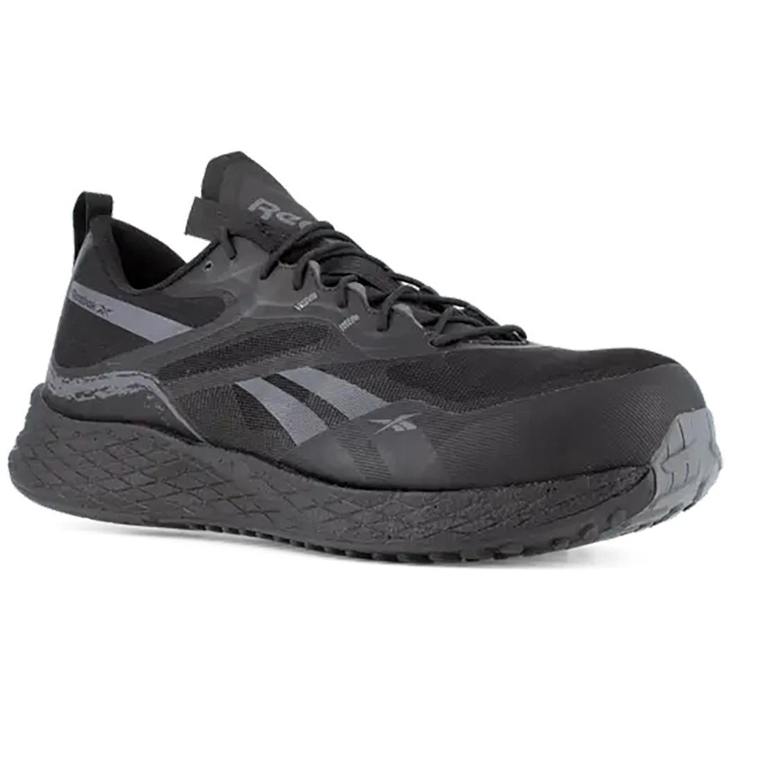 Skechers Floatride Energy 3 Adventure Composite Toe Work Shoes for Men - Black | Lightweight & Comfortable Athletic Shoes for Construction, Warehouse & Outdoor Work