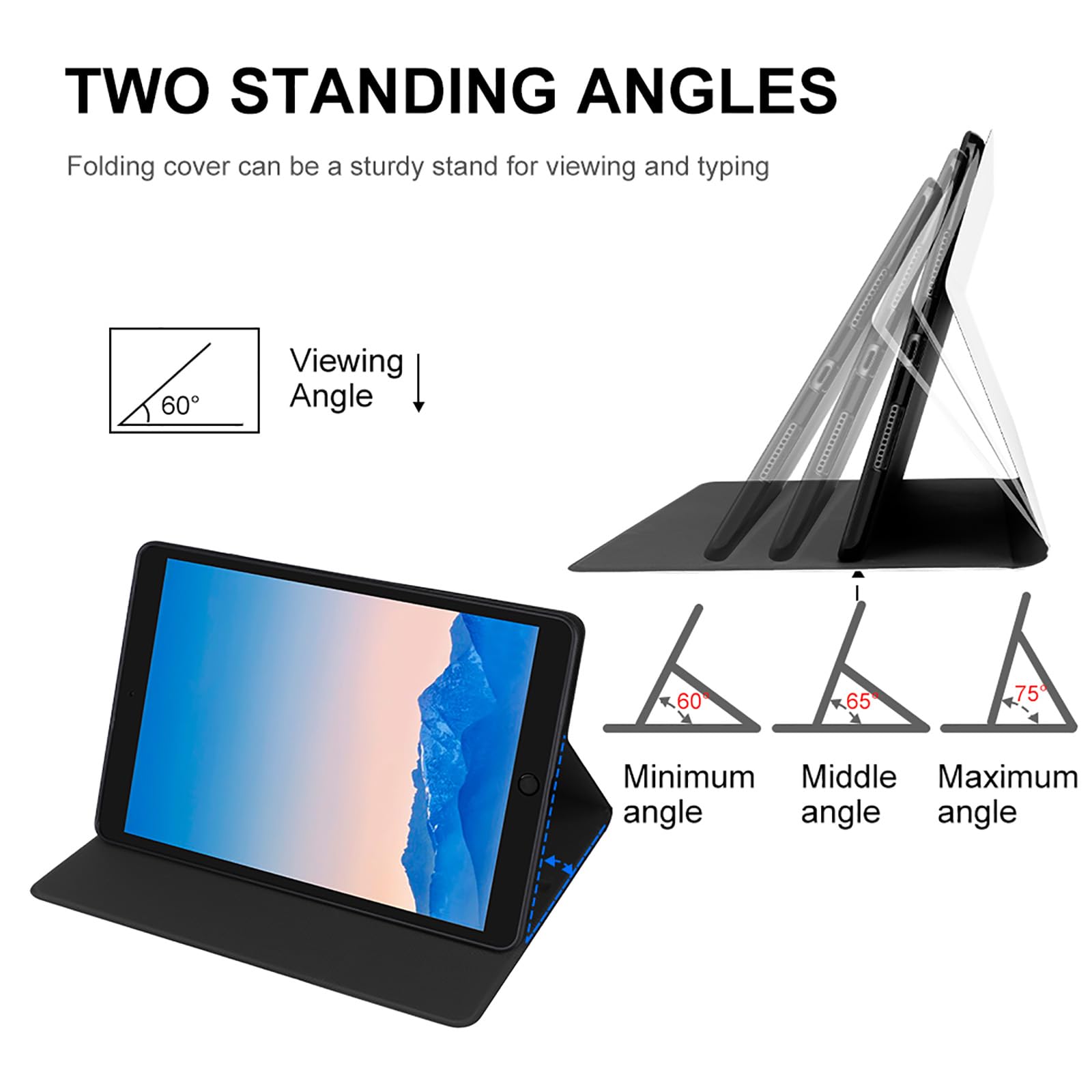 Airplane Pattern Slim Shockproof Waterproof Protective Case with Stand for iPad Pro 10.5 & iPad Air 3 (10.5 Inch) - Perfect for Travel, Work, and Home Use