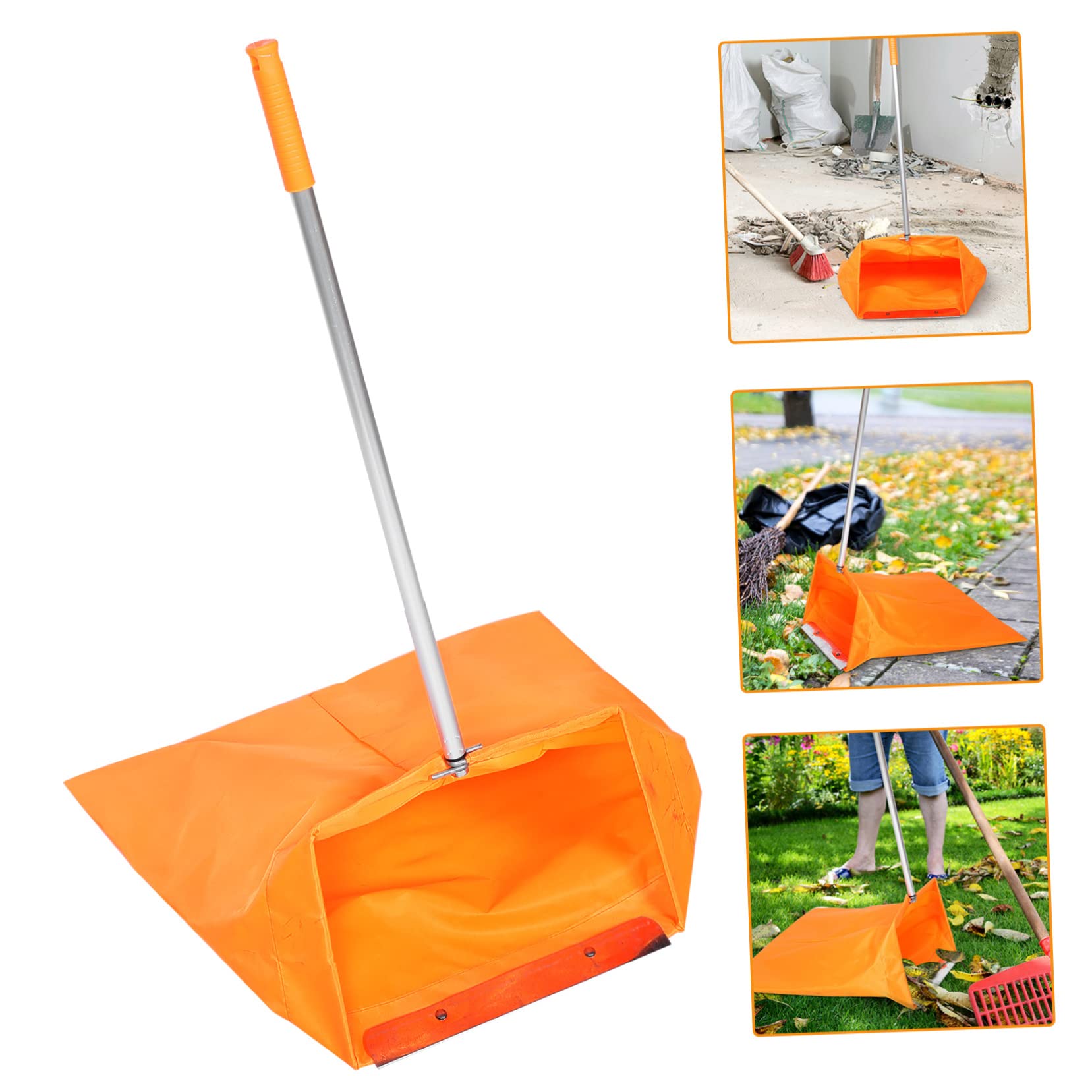 Reusable Grabber Garbage Dustpan - Heavy Duty Outdoor Cleaning Tool with Iron Clamp for Trash Pickup, Sanitation & Yard Work | Perfect for Park Cleanups, Beach Trash Collection & Home Maintenance