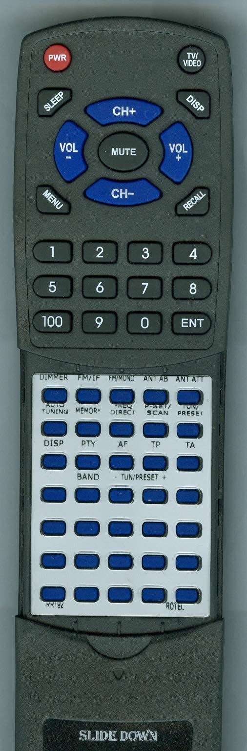 Original ROTEL RRT92 RT1080 RT961 Replacement Remote Control - Compatible with Rotel Audio Systems - Perfect for Home Theater & Stereo Setup