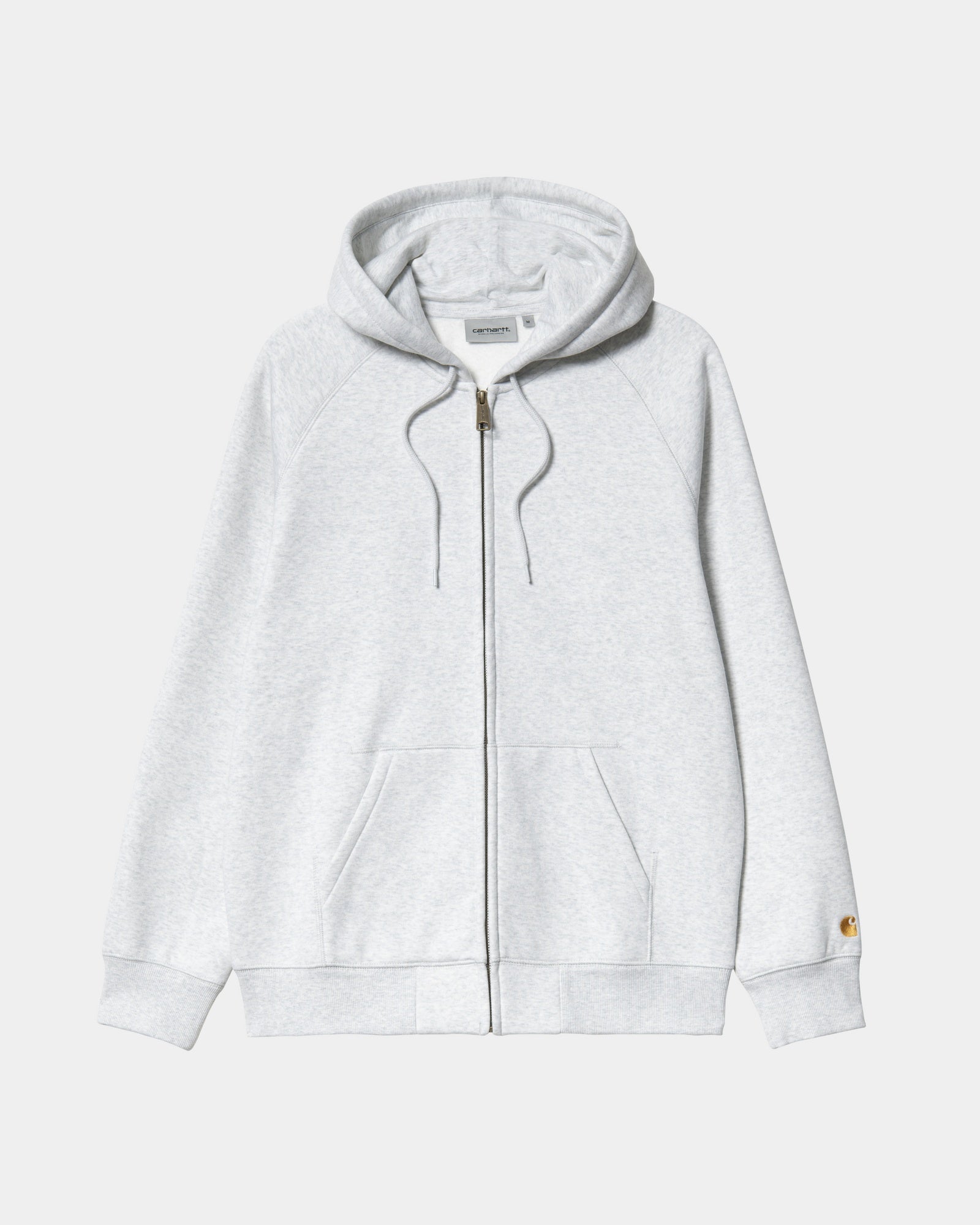 Men's Lightweight Hooded Chase Jacket - Ash Heather Color for Outdoor Running & Hiking | Water-Resistant Windbreaker for All Seasons