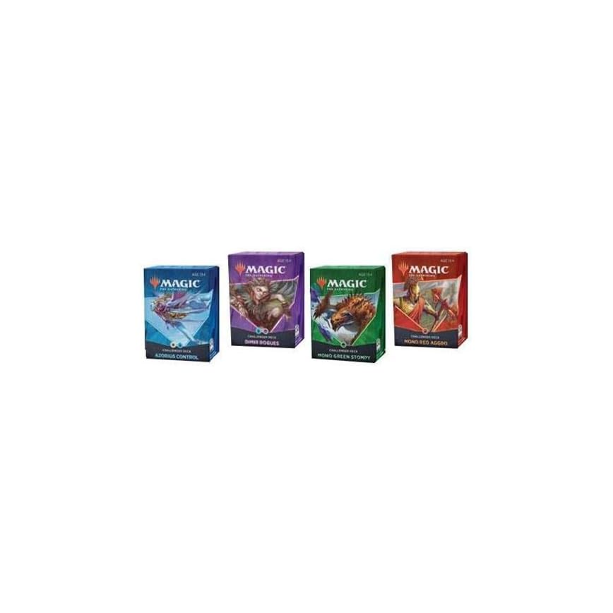 MTG Magic Challenger Deck 2021 - Complete Set of All 4 Decks | Official Wizards of The Coast | Standard Format Ready | Perfect for Competitive Play & Casual Gaming