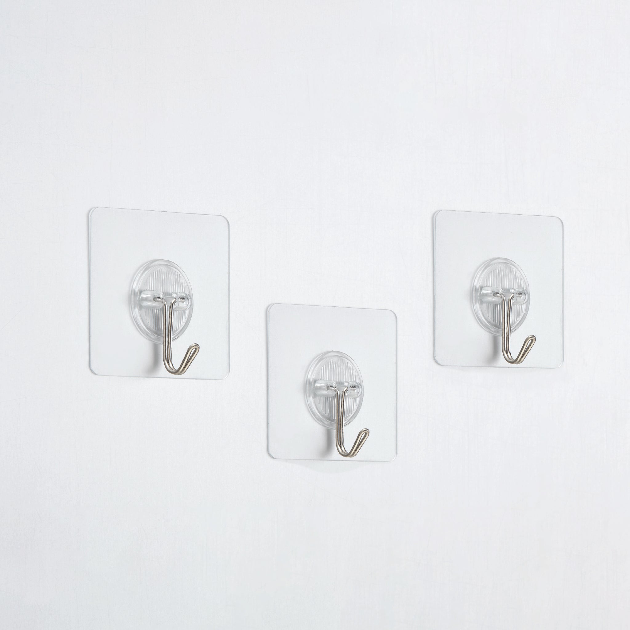 Strong Adhesive Hooks Value Pack - 6 Pack Heavy Duty Wall Hooks for Hanging Towels, Hats, Keys & Home Decor - No Nails Damage-Free Solution for Bathroom, Kitchen & Office Organization