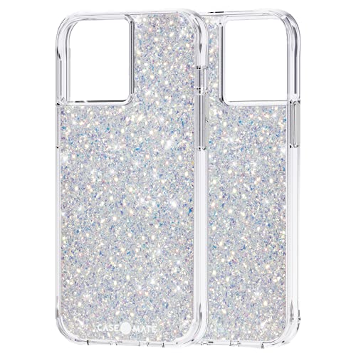 Case Mate Clear Twinkle MagSafe Compatible iPhone 13 Pro Max Case with Sparkling Stardust Design - Perfect for Everyday Protection & Wireless Charging