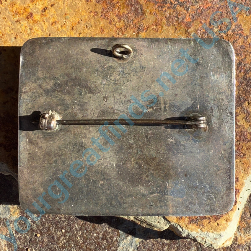Stunning Dendritic Agate Pendant Pin - Vintage Sterling Silver Jewelry for Women - Perfect for Parties, Weddings & Special Occasions